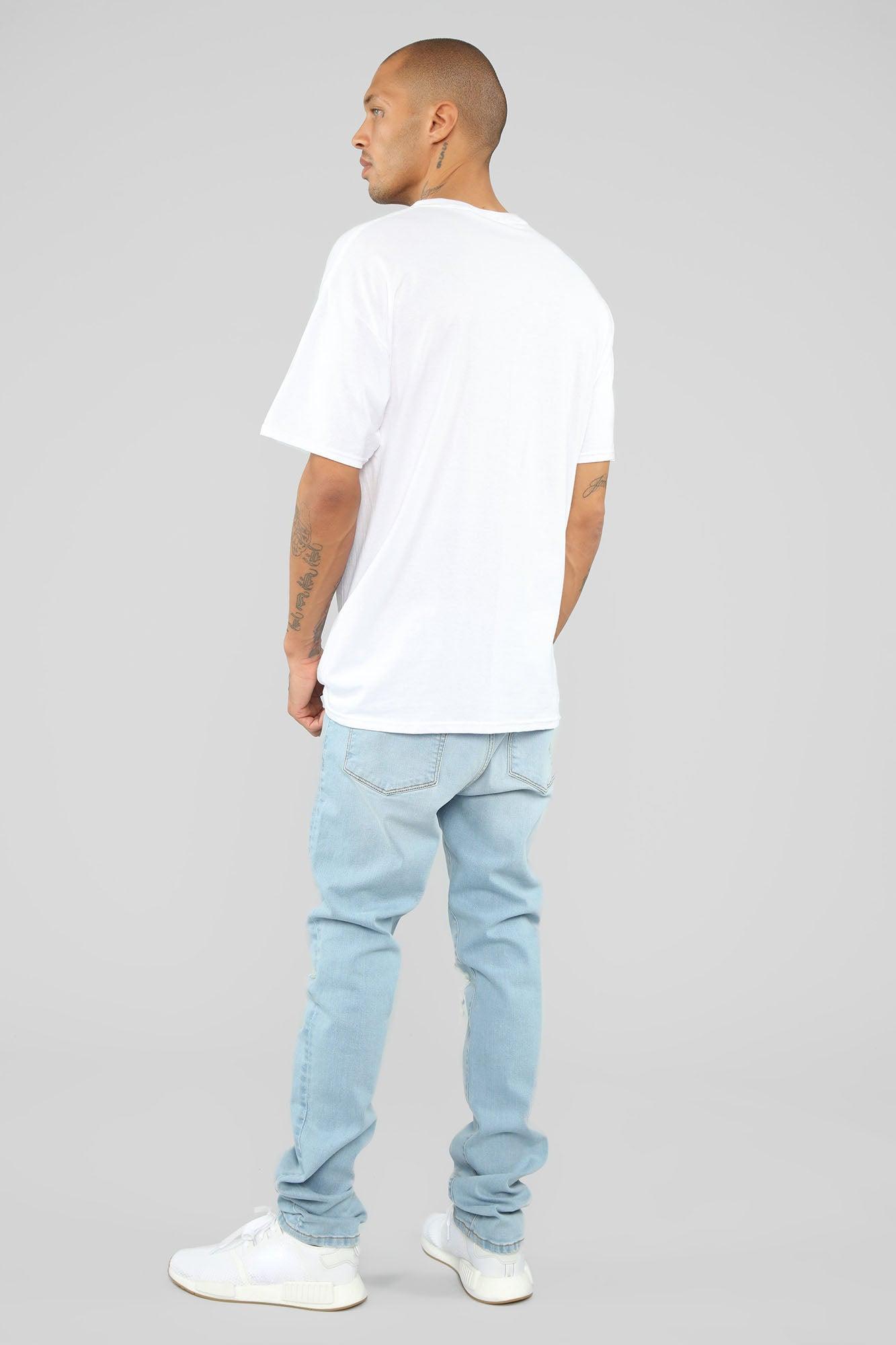 Fresh Short Sleeve Tee - White/Black Product Image