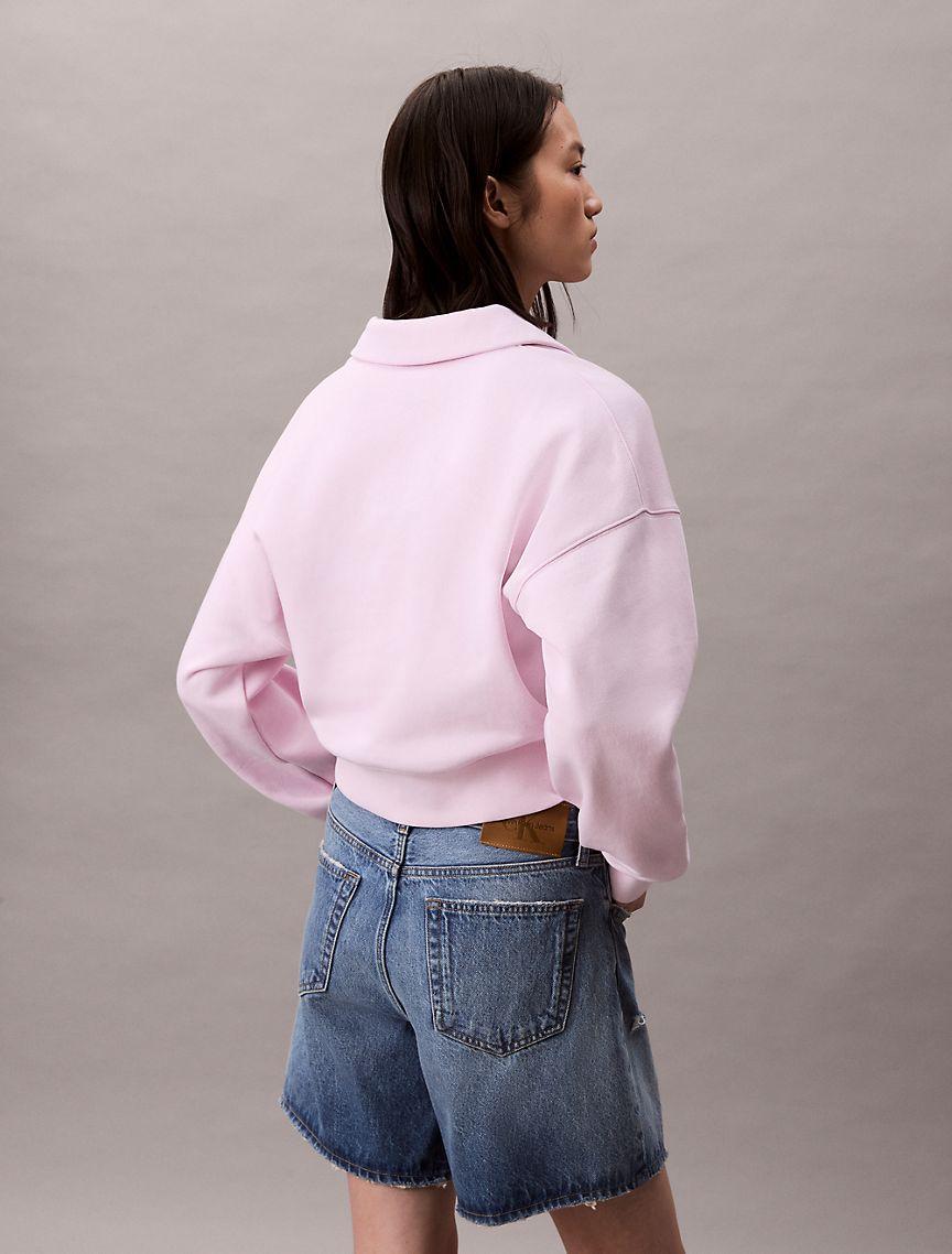 Archive Logo Fleece Quarter Zip Sweatshirt Product Image