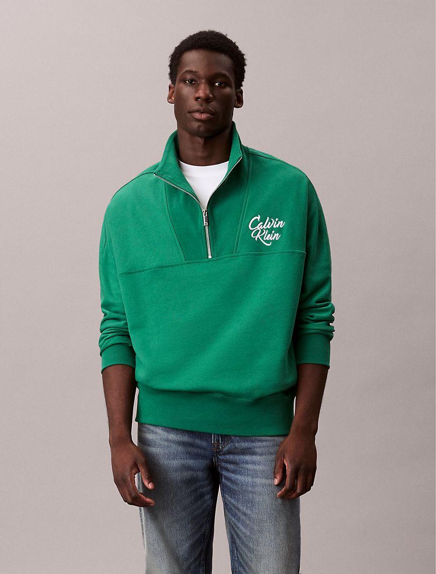 Premium Fleece Relaxed Quarter Zip Sweatshirt Product Image