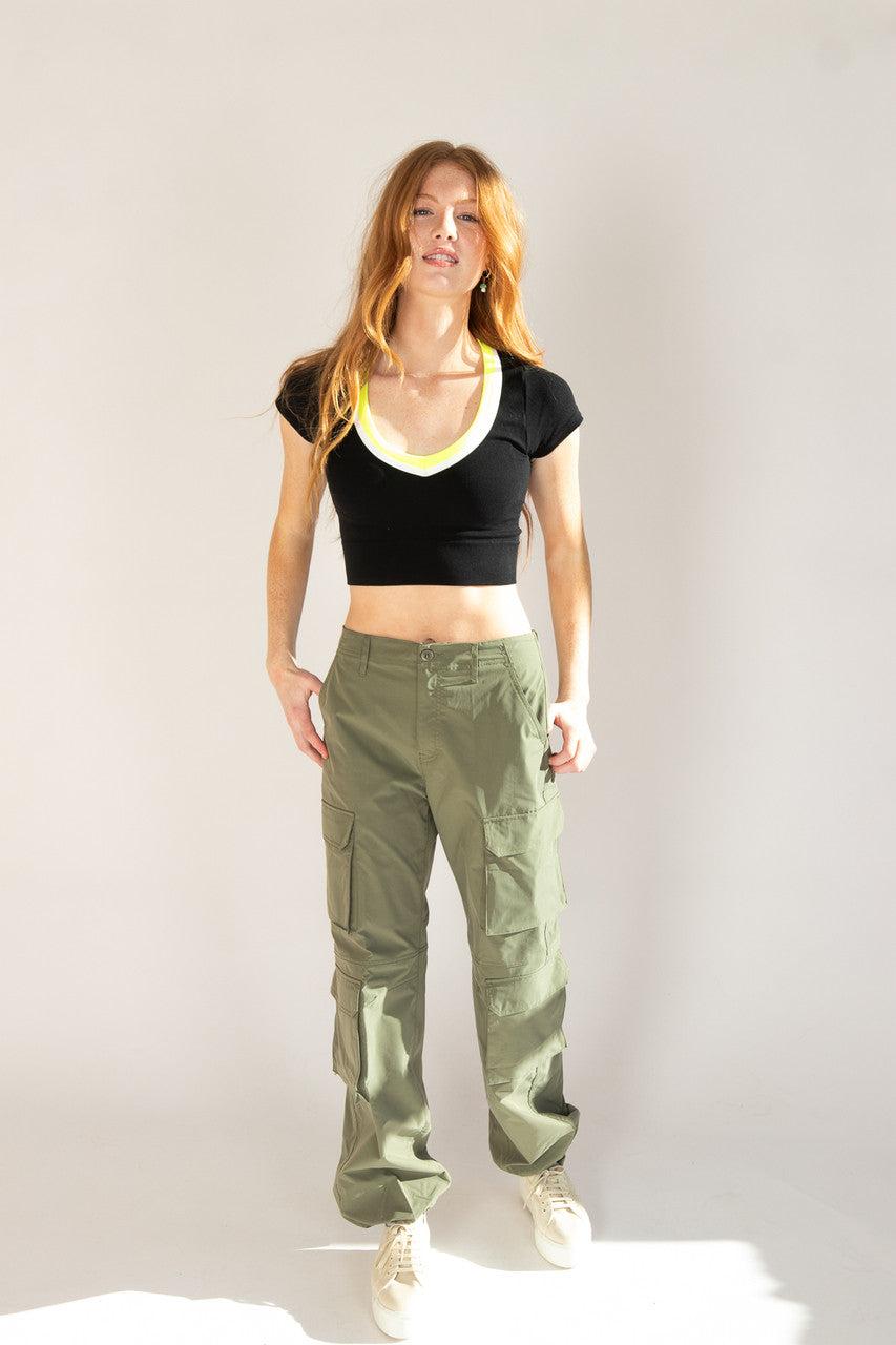 Deep V Seamless Ringer Product Image