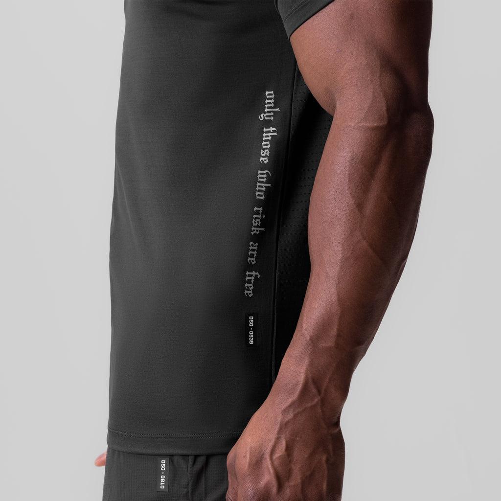 0839. 3D-Lite® 2.0 Fitted Tee - Black "OTWR" Product Image