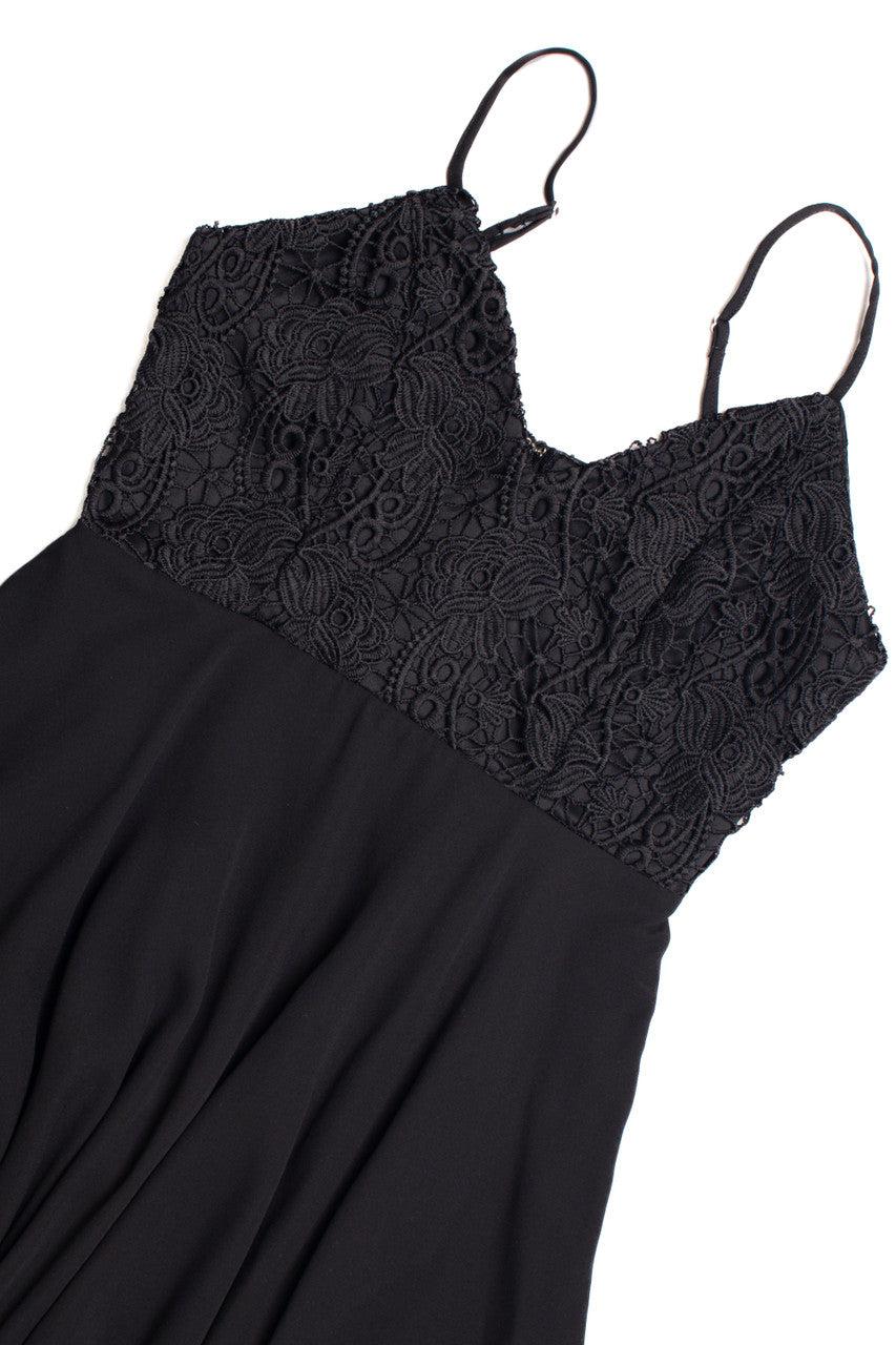 Black Lace Top Mini Product Image