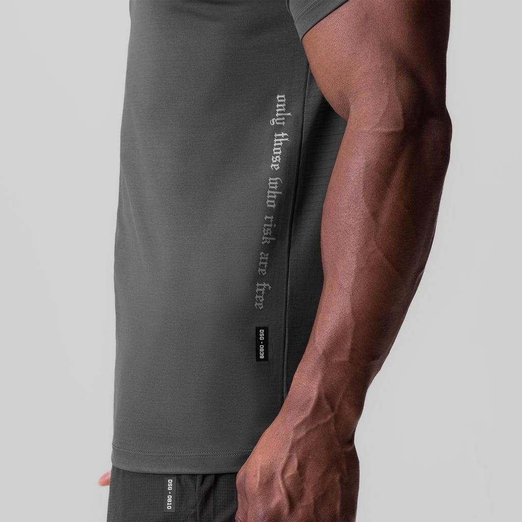 0839. 3D-Lite® 2.0 Fitted Tee - Navy "OTWR" Product Image