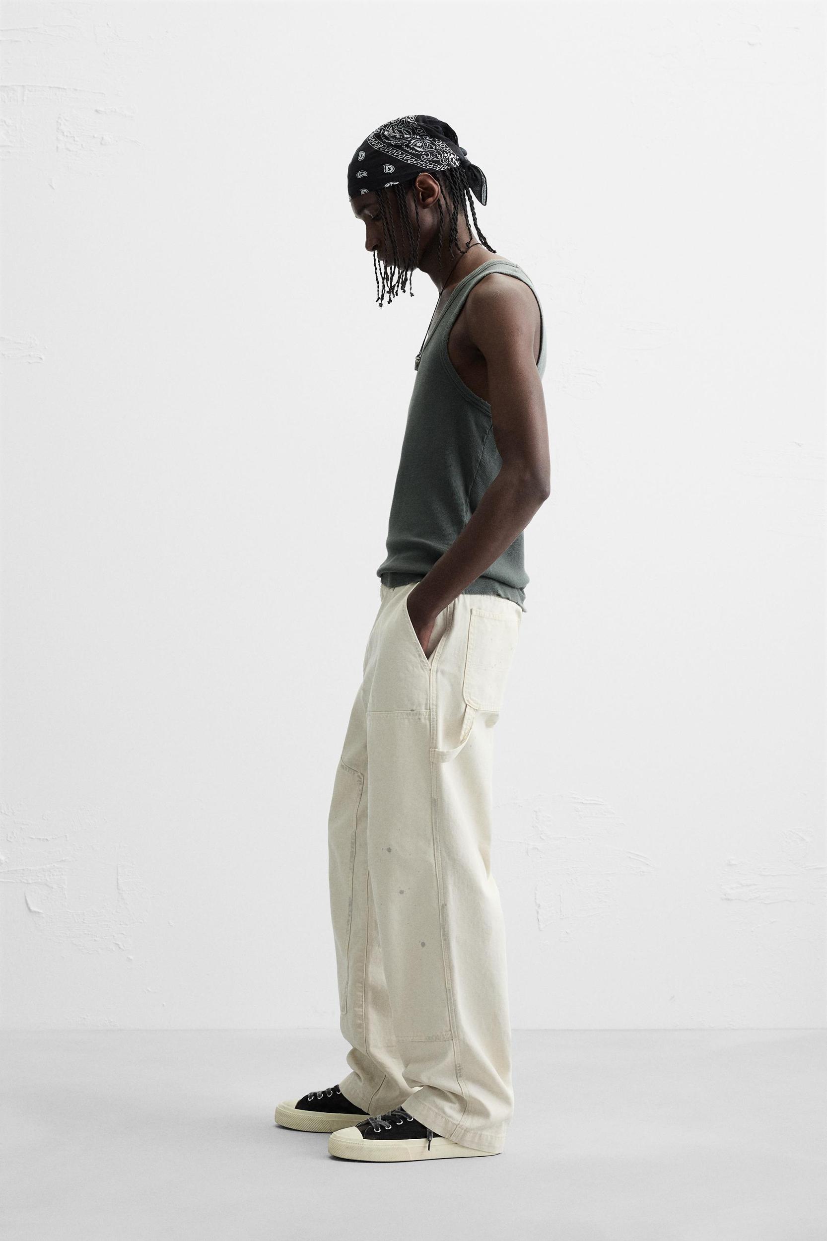 WASHED RIBBED TANK TOP Product Image