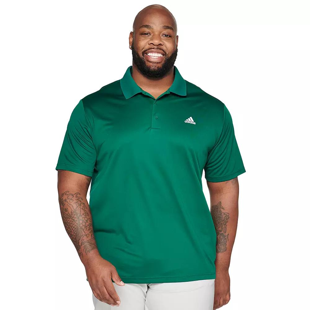 Big & Tall adidas Primegreen Performance Golf Polo, Men's,  Product Image