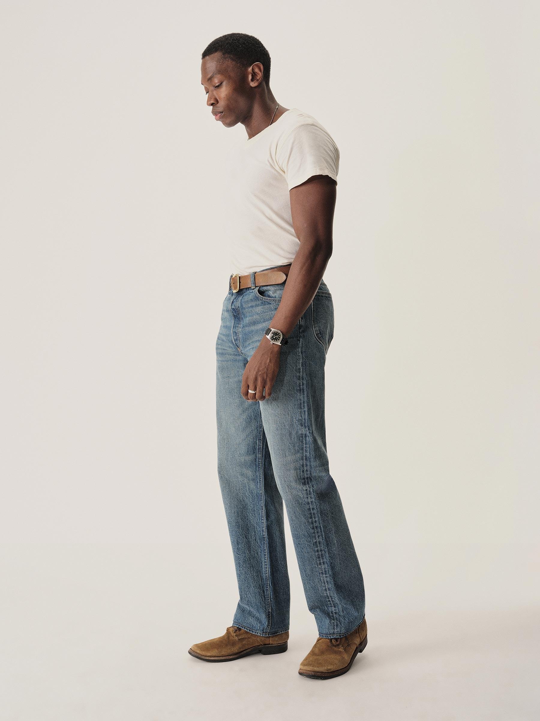 Lee X Buck Mason M034 Loomstate Selvedge 101B Jean Product Image