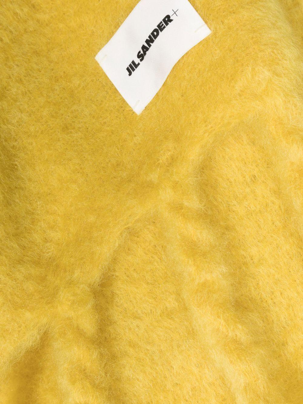 logo-patch mohair scarf  Product Image