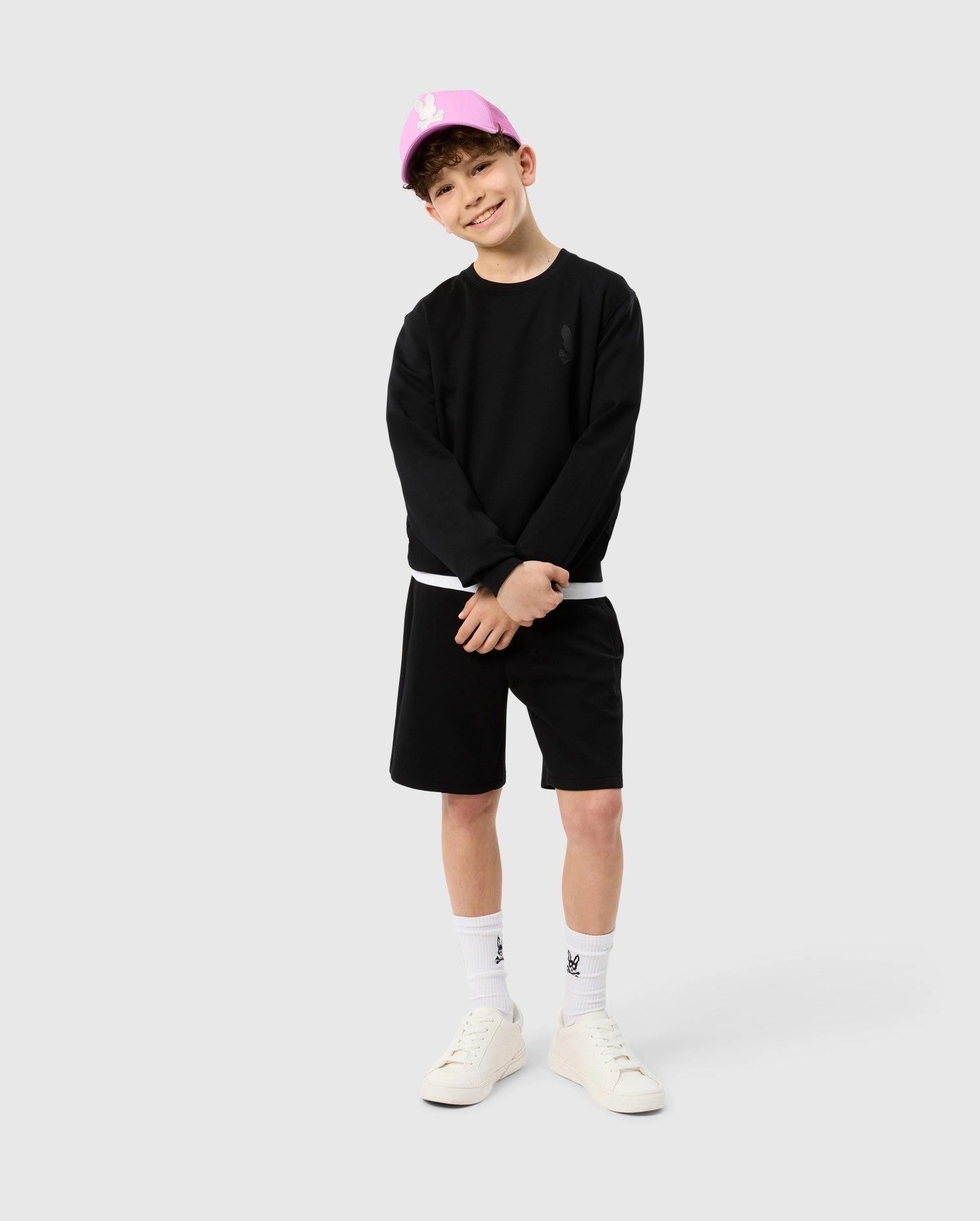 KIDS LYONS SWEATSHORT - B0R578C200 Kids Product Image