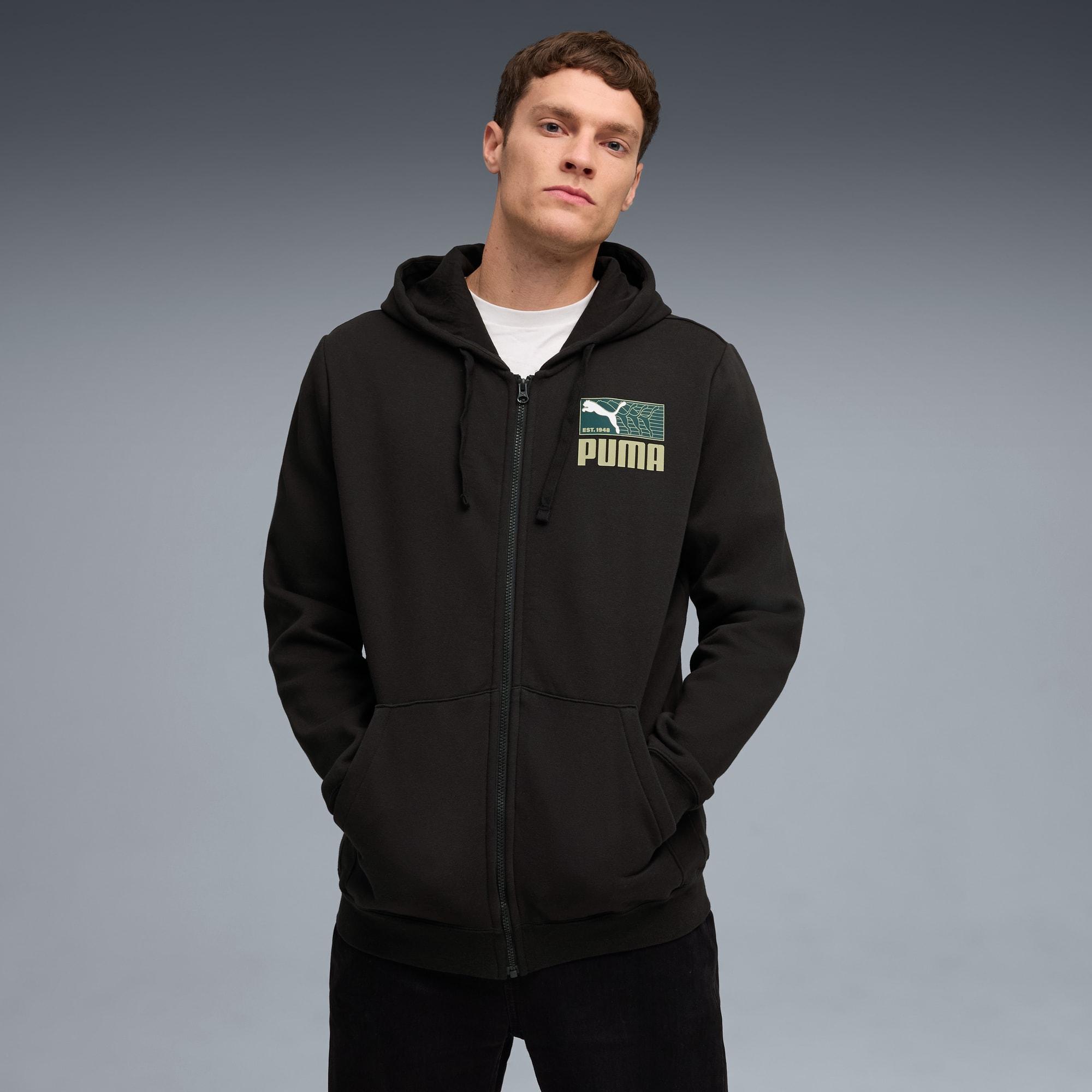 Graphic Repeat FZ Hoodie Men Product Image