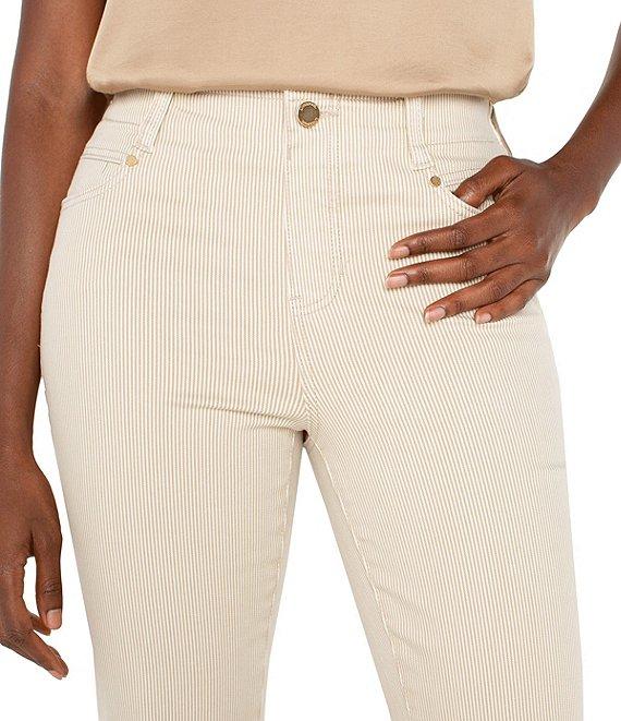 Liverpool Los Angeles Gia Glider® Stretch Twill Crop Flare Pants Product Image