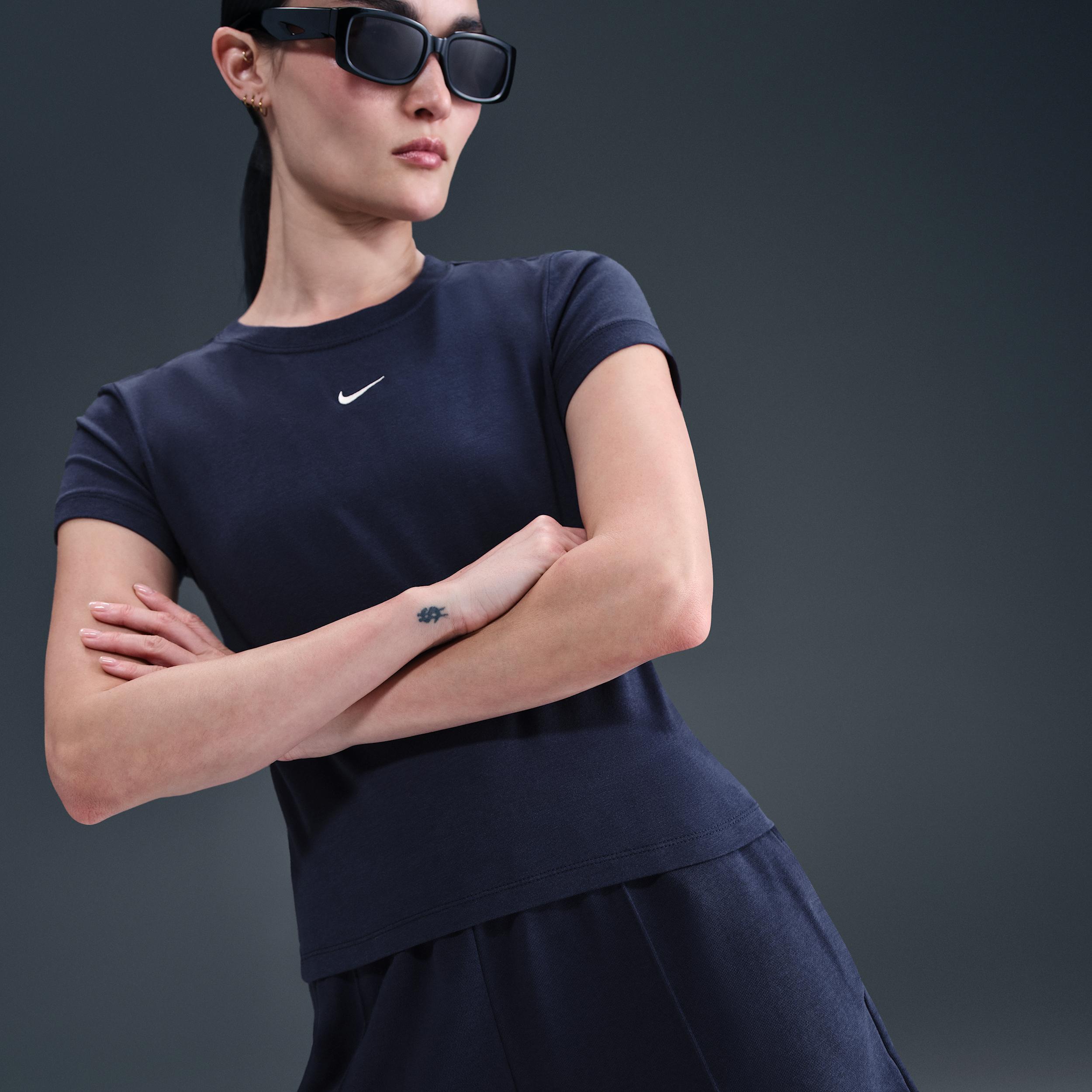 Womens Nike Sportswear Chill Terry Mid-Rise 4 French Terry Shorts | HF6940-410 Product Image