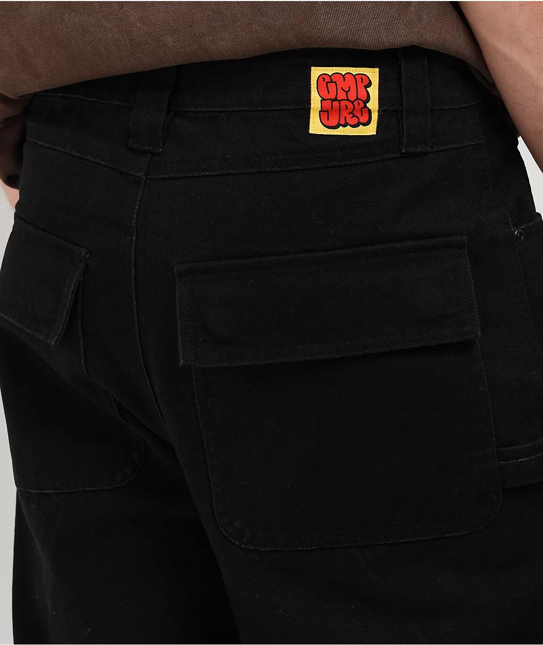 Empyre Black Canvas Carpenter Skate Pants Product Image