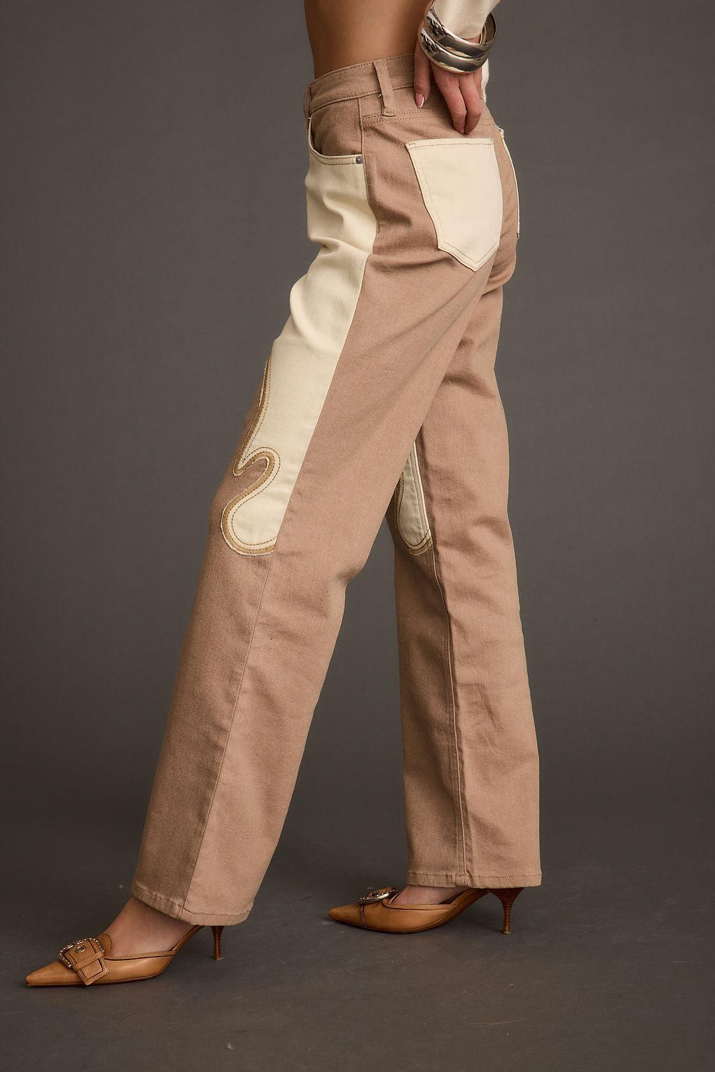 High Noon Two Tone Western Pants Product Image