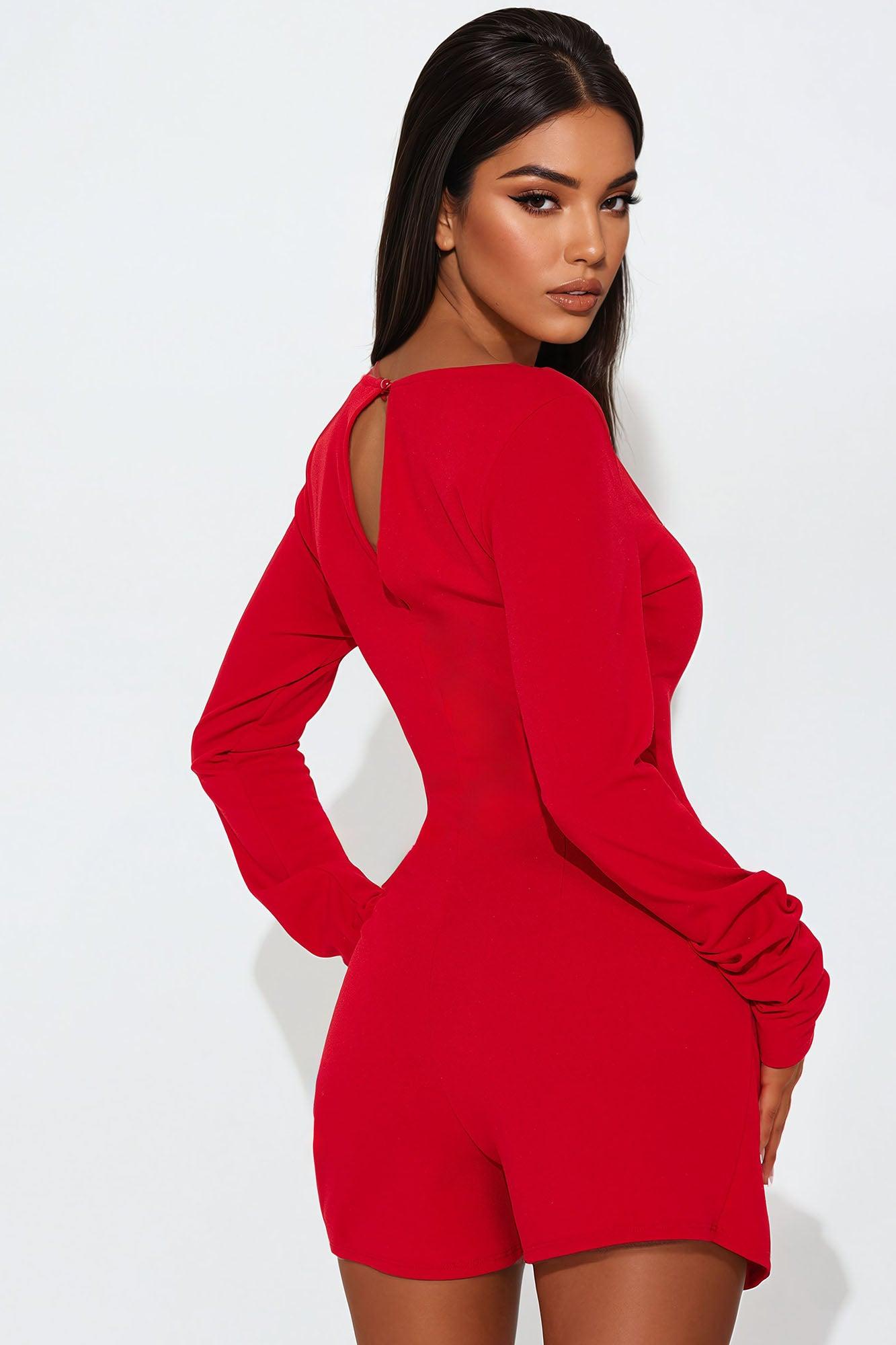 Lilybeth Romper - Red Product Image