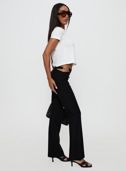 Eyes On You Flare Pants Black Product Image