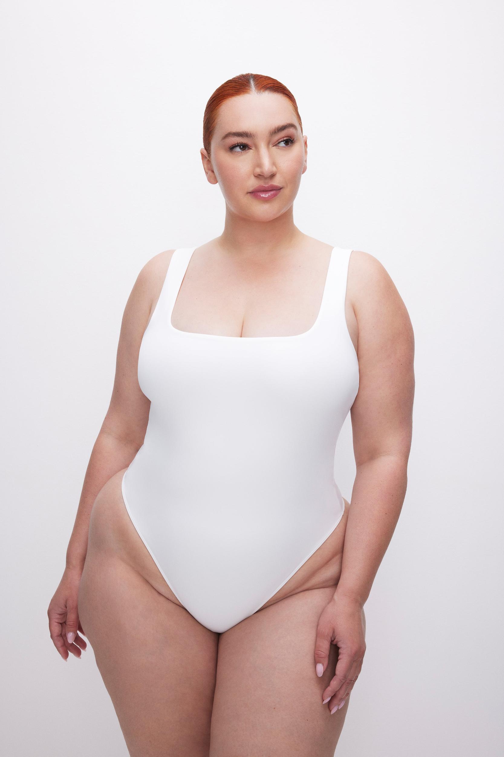 SCUBA MODERN TANK BODYSUIT | WHITE001 Product Image