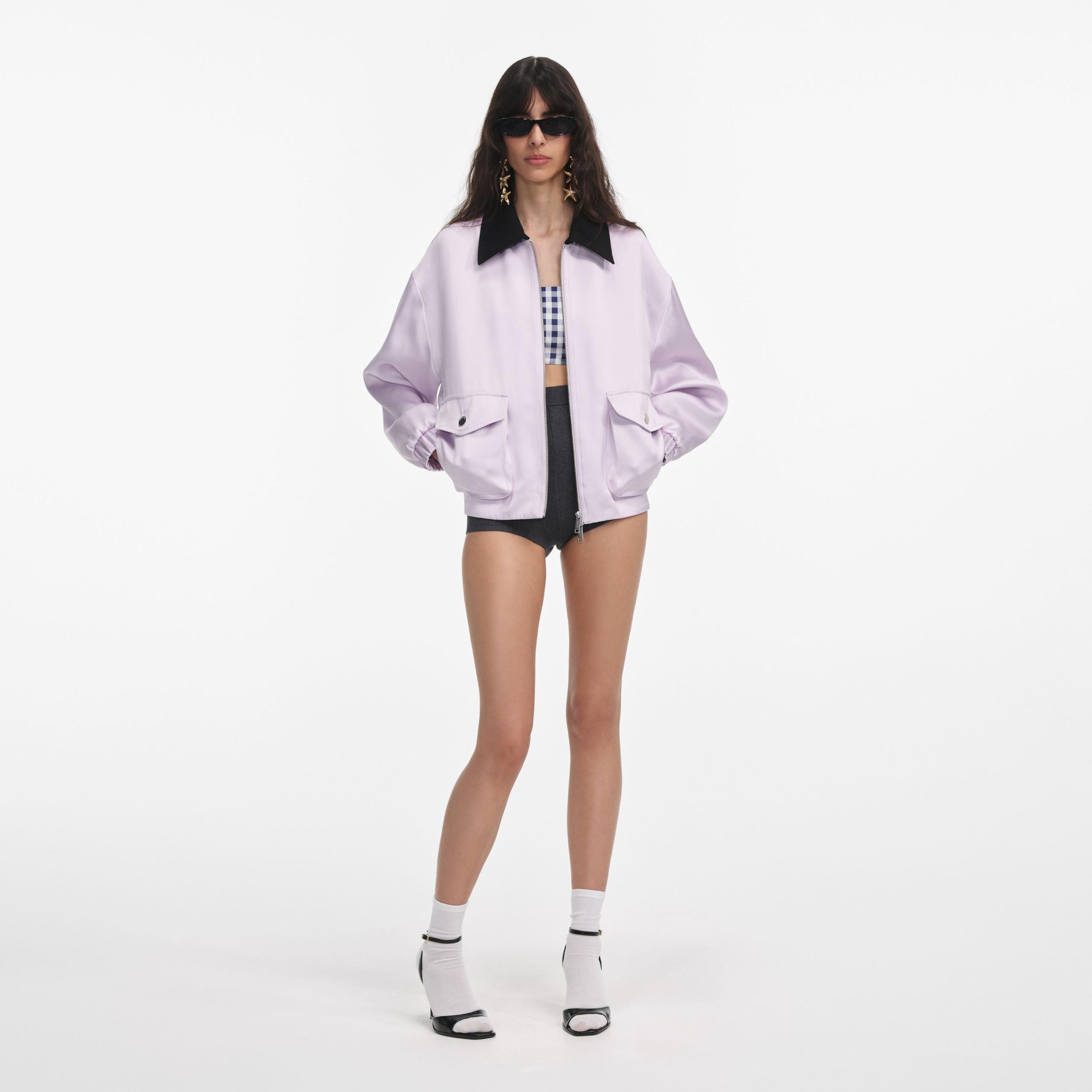 Lilac Viscose Jacket Product Image