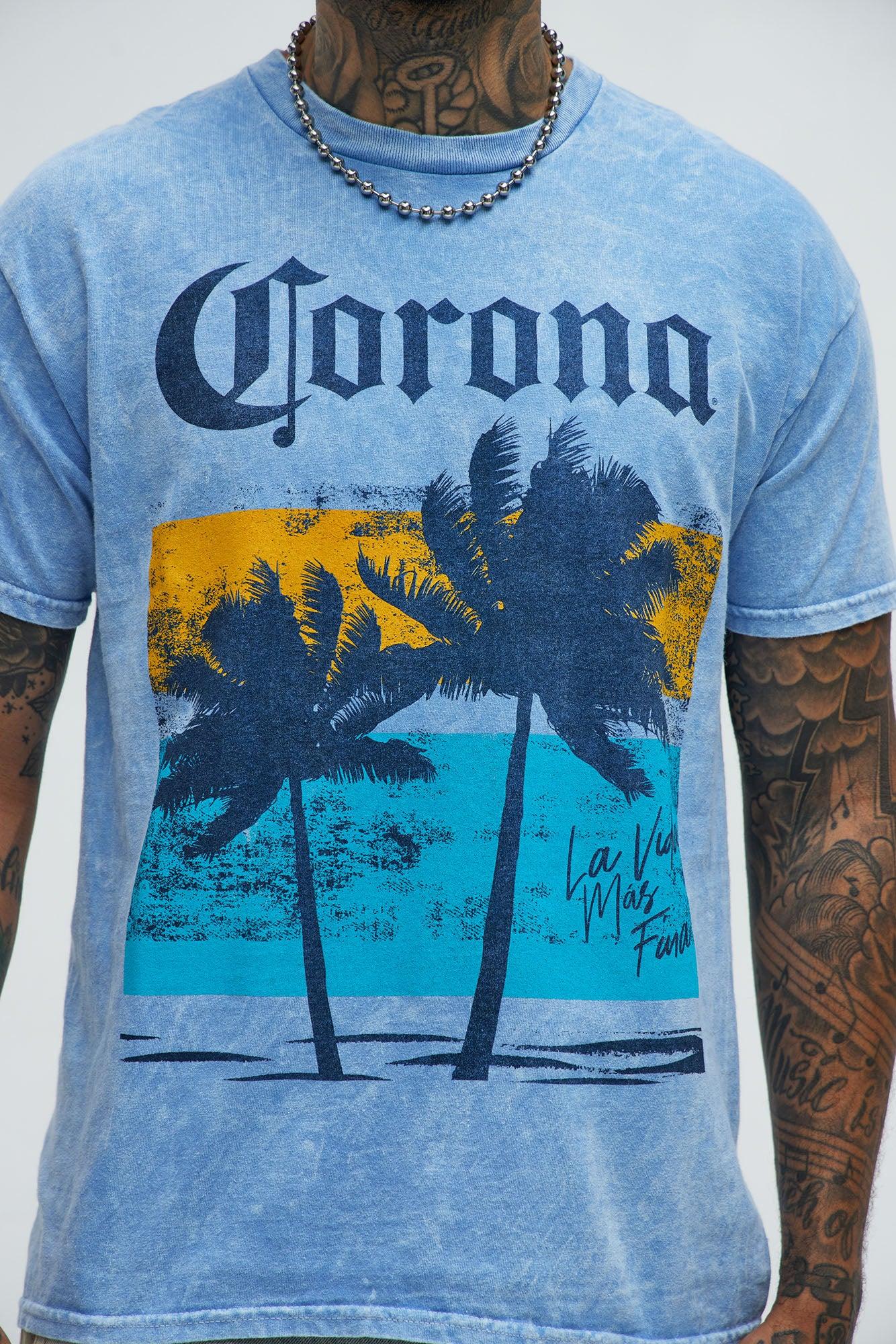 Corona Vacation Short Sleeve Tee - Blue Wash Product Image