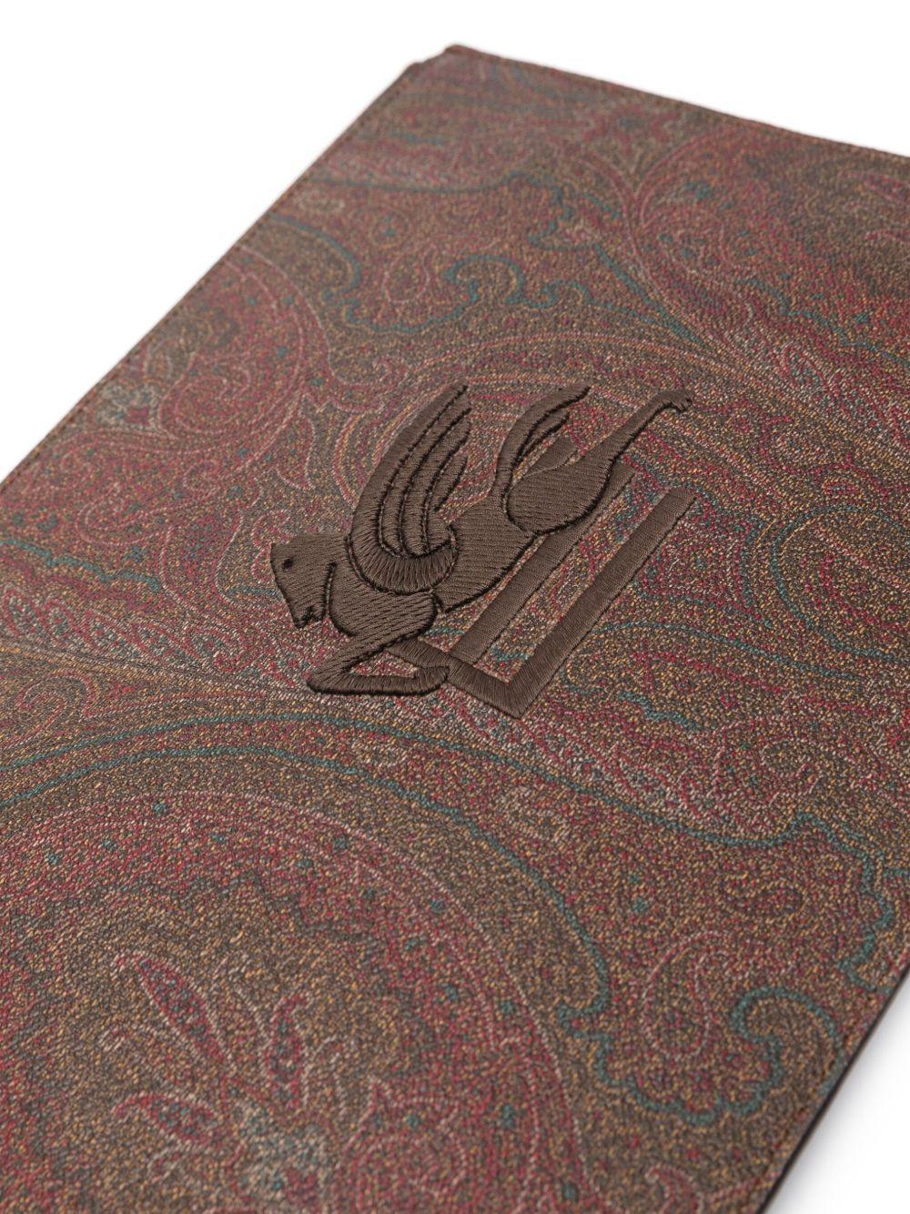 paisley-jacquard clutch bag Product Image