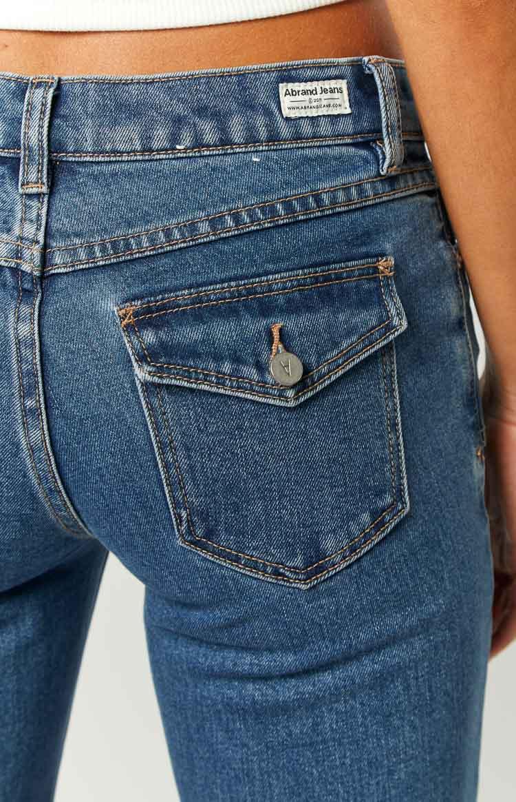 Abrand 99 Low Straight Elena Mid Wash Jeans Baby Product Image