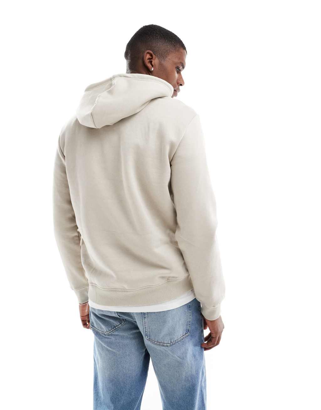 ONLY & SONS hoodie in stone Product Image