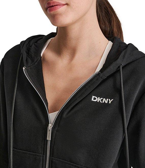 DKNY by Donna Karan Long Sleeve Full Zip Front Hoodie Product Image