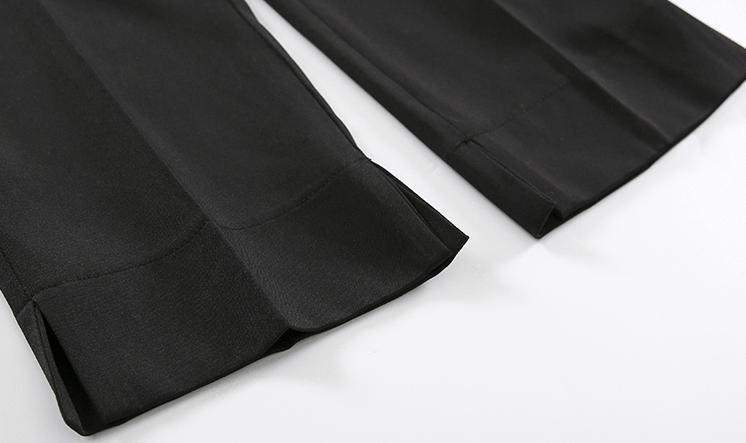 RT No. 1093 SPLIT WIDE STRAIGHT PANTS Product Image