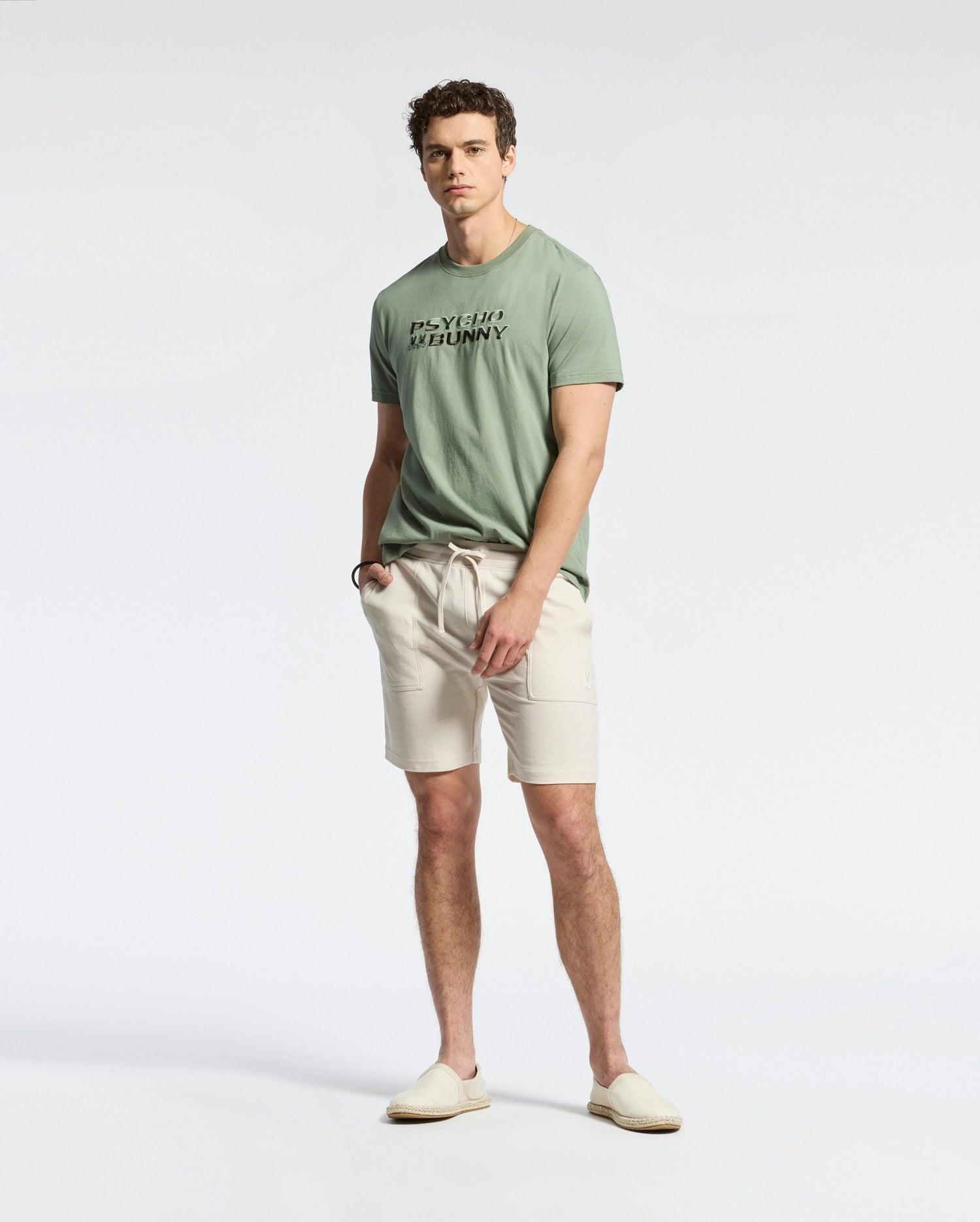 MENS BERNI EMBROIDERED WORDMARK GRAPHIC TEE - B6U417F200 Male Product Image