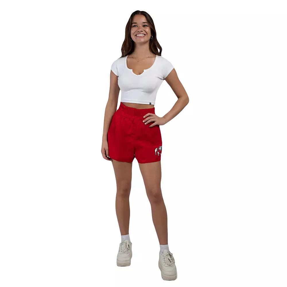 Women's Hype and Vice Red Georgia Bulldogs Boxer Shorts,  Product Image