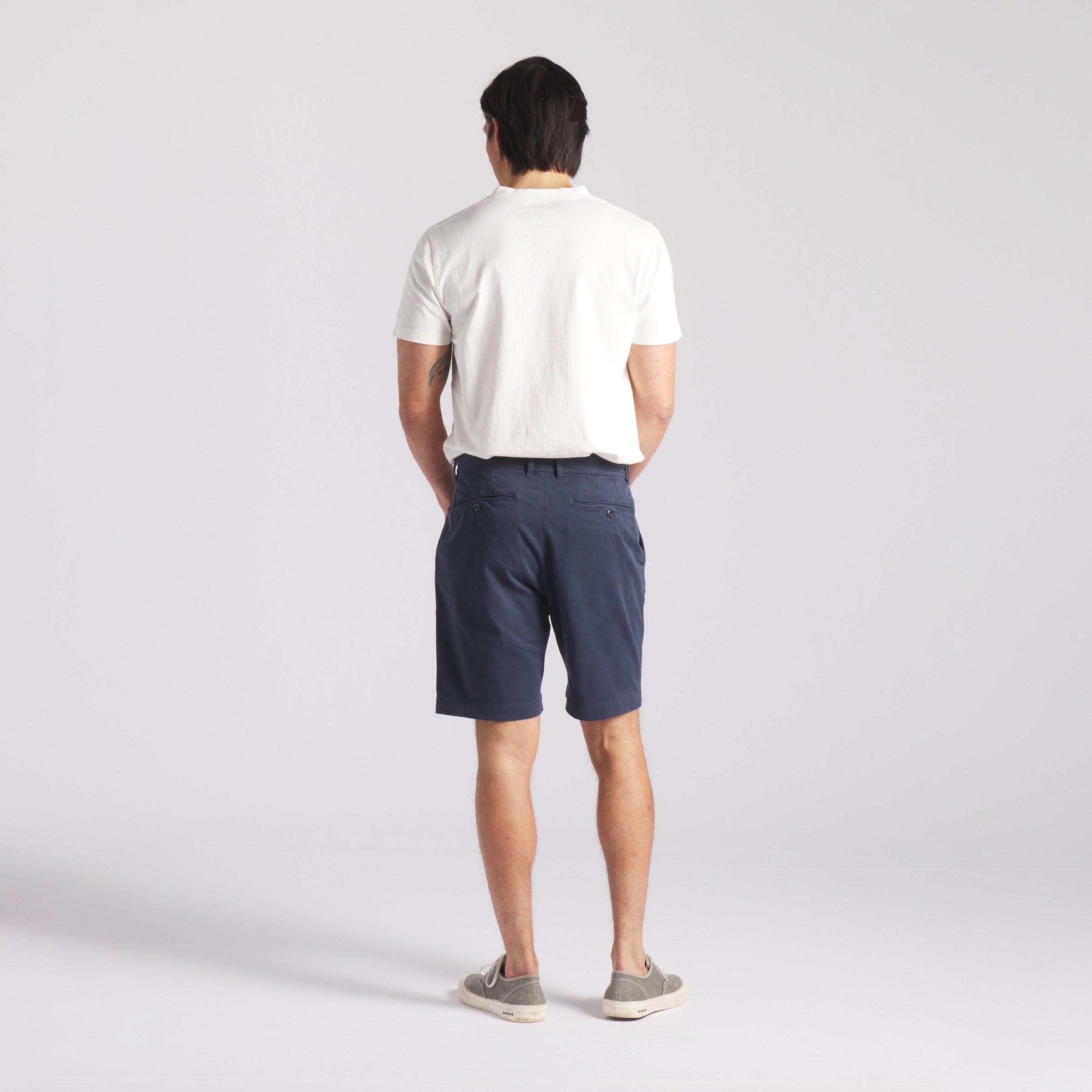 Precision Stretch Chino Shorts 8" - Navy Product Image
