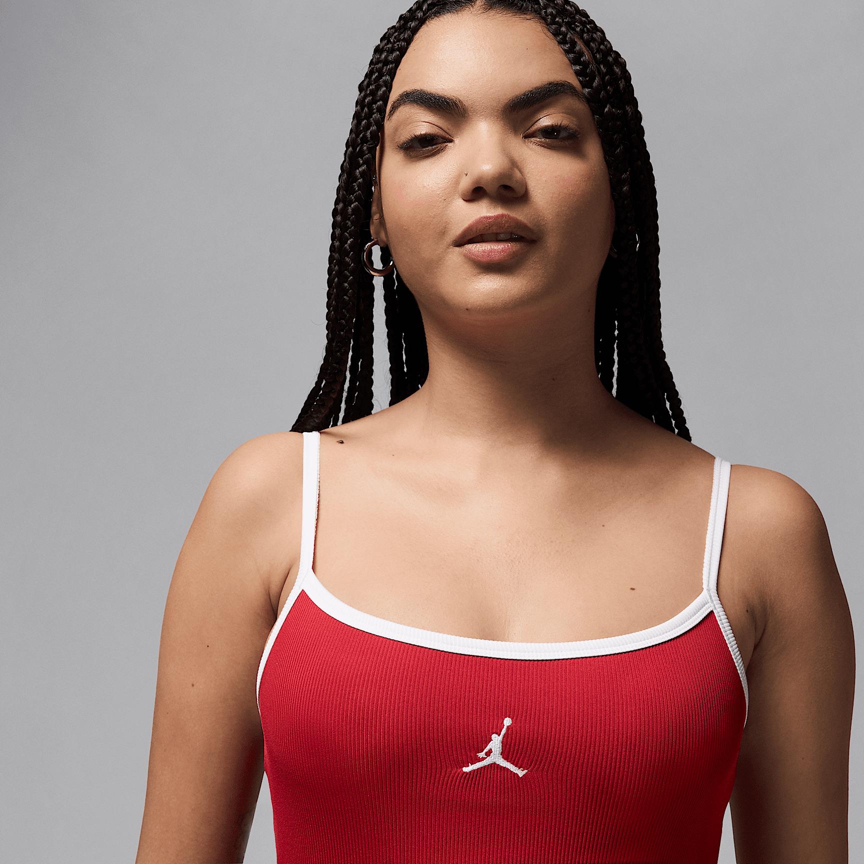 Jordan Womens Jordan Slim Tank Dress - Womens Varsity Red/White Product Image