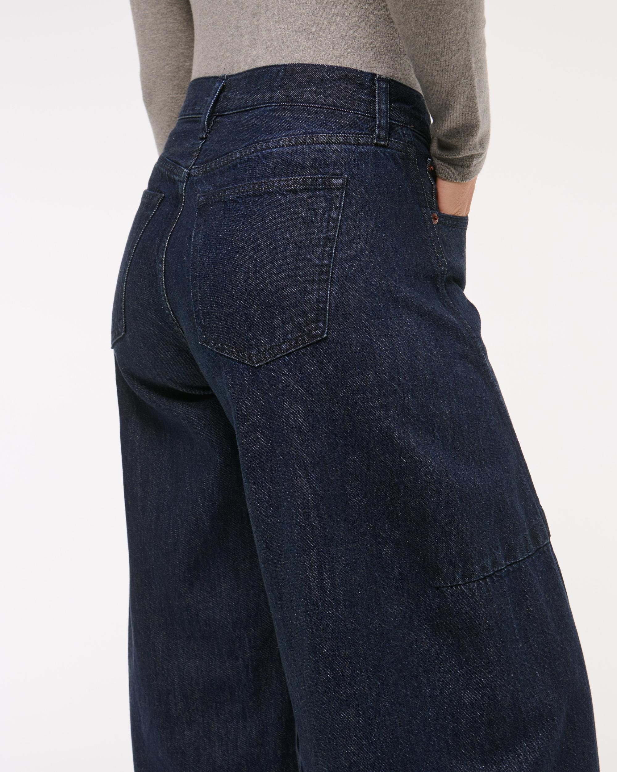 Curve Love Mid Rise Ultra Barrel Jean Product Image