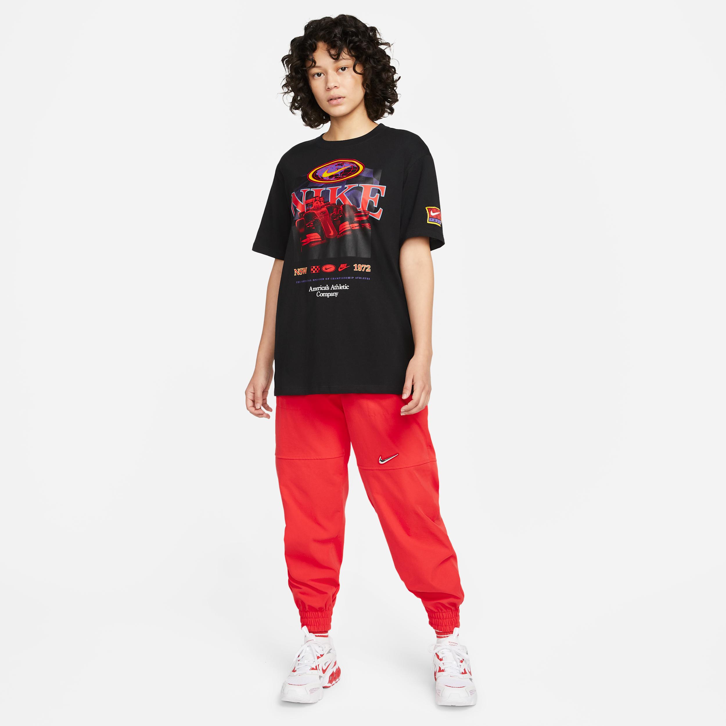 Womens Nike Sportswear Essential Americana T-Shirt | DV9658-010 Product Image