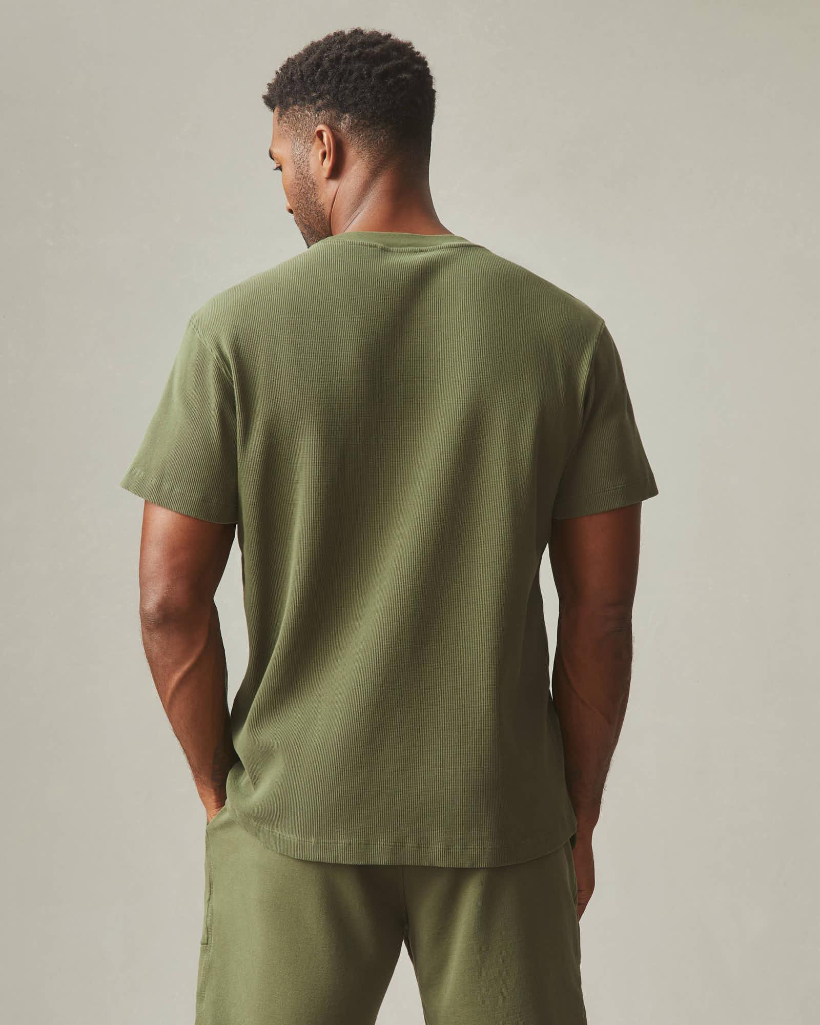 Men's Waffle Crew Tee - Fern Product Image