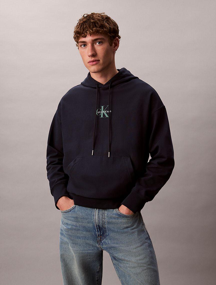 Monogram Logo Premium Fleece Hoodie Product Image