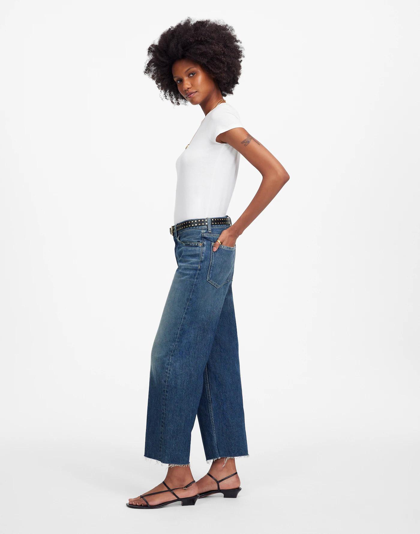 Petite Low-Slung Baggy Crop Product Image