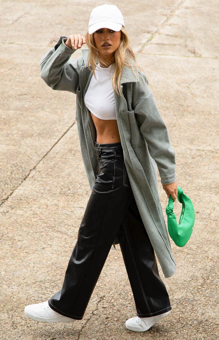 Cullen Grey Longline Shacket Product Image