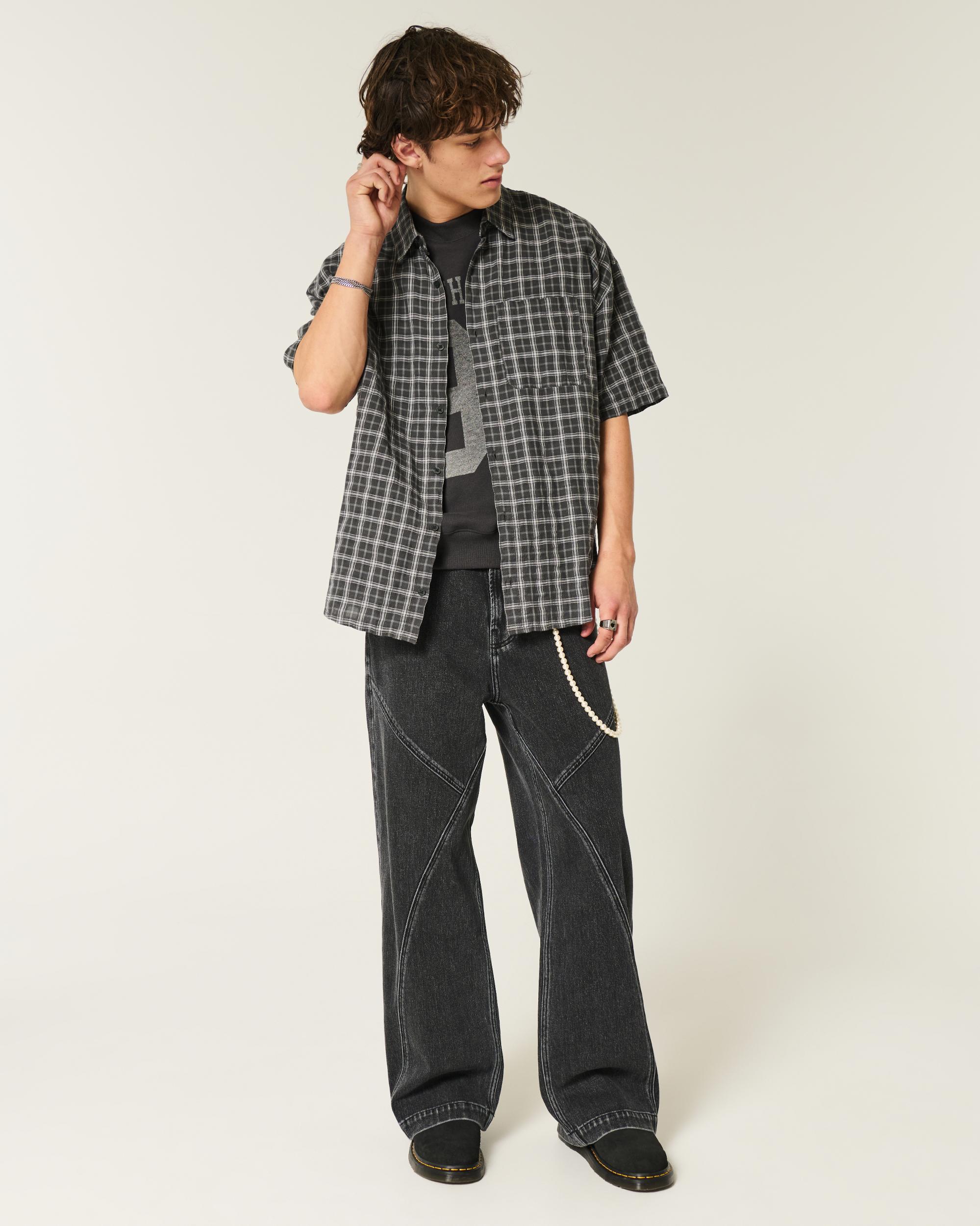Baggy Short-Sleeve Shirt Product Image