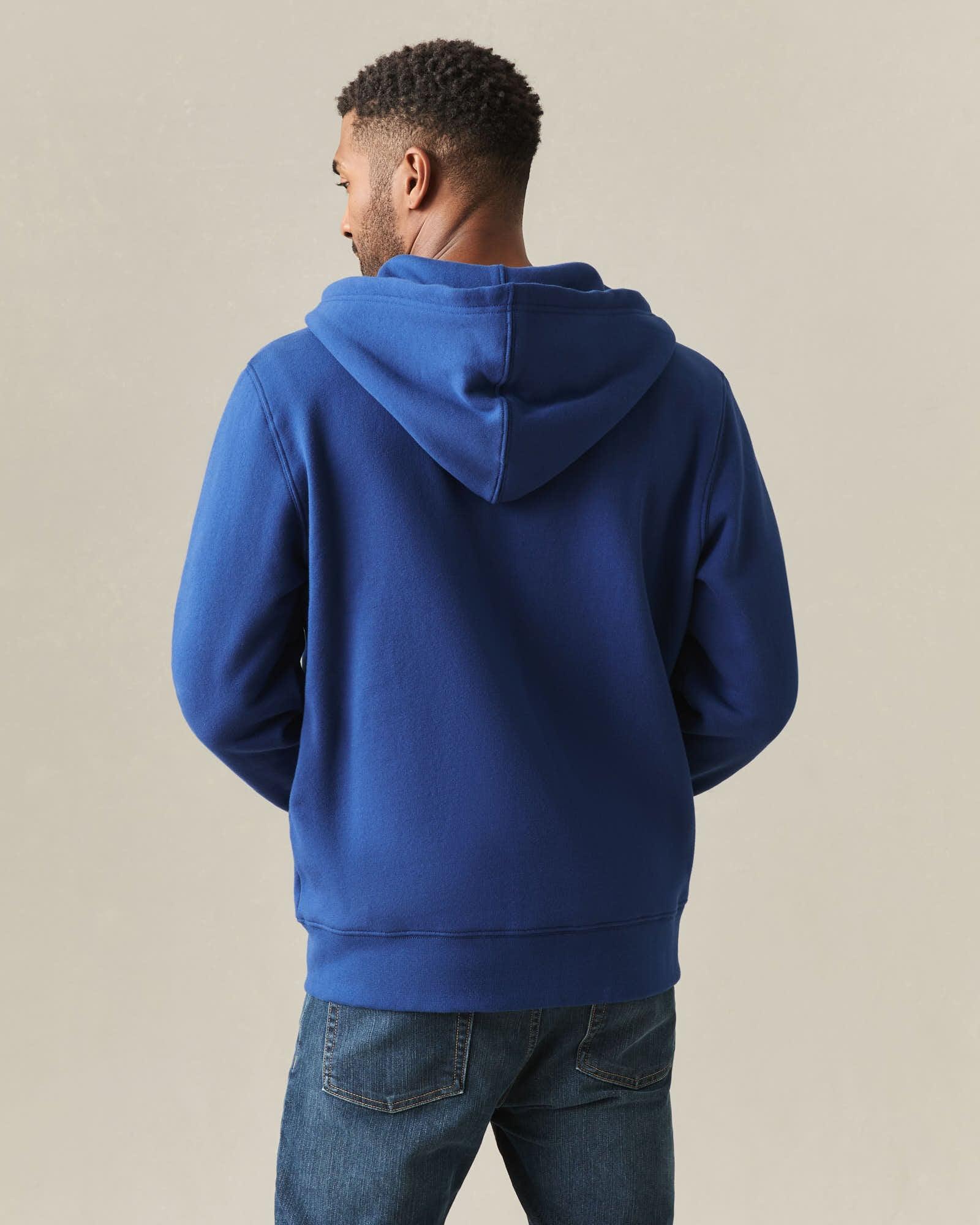 Men's Midweight Full Zip - Estate Blue Product Image