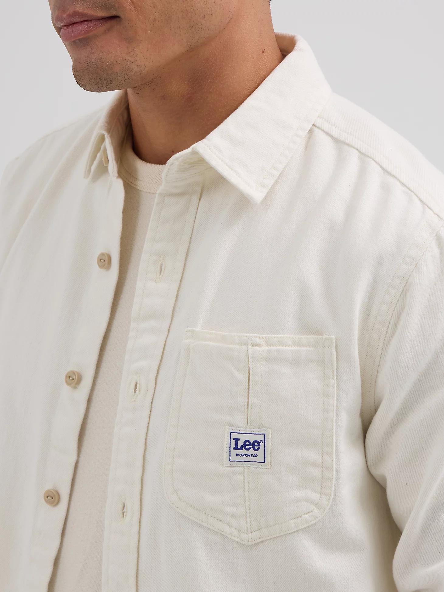 Men's Carolina One Pocket Denim Button Down Shirt | Men's Tops & Tees | Lee® Product Image