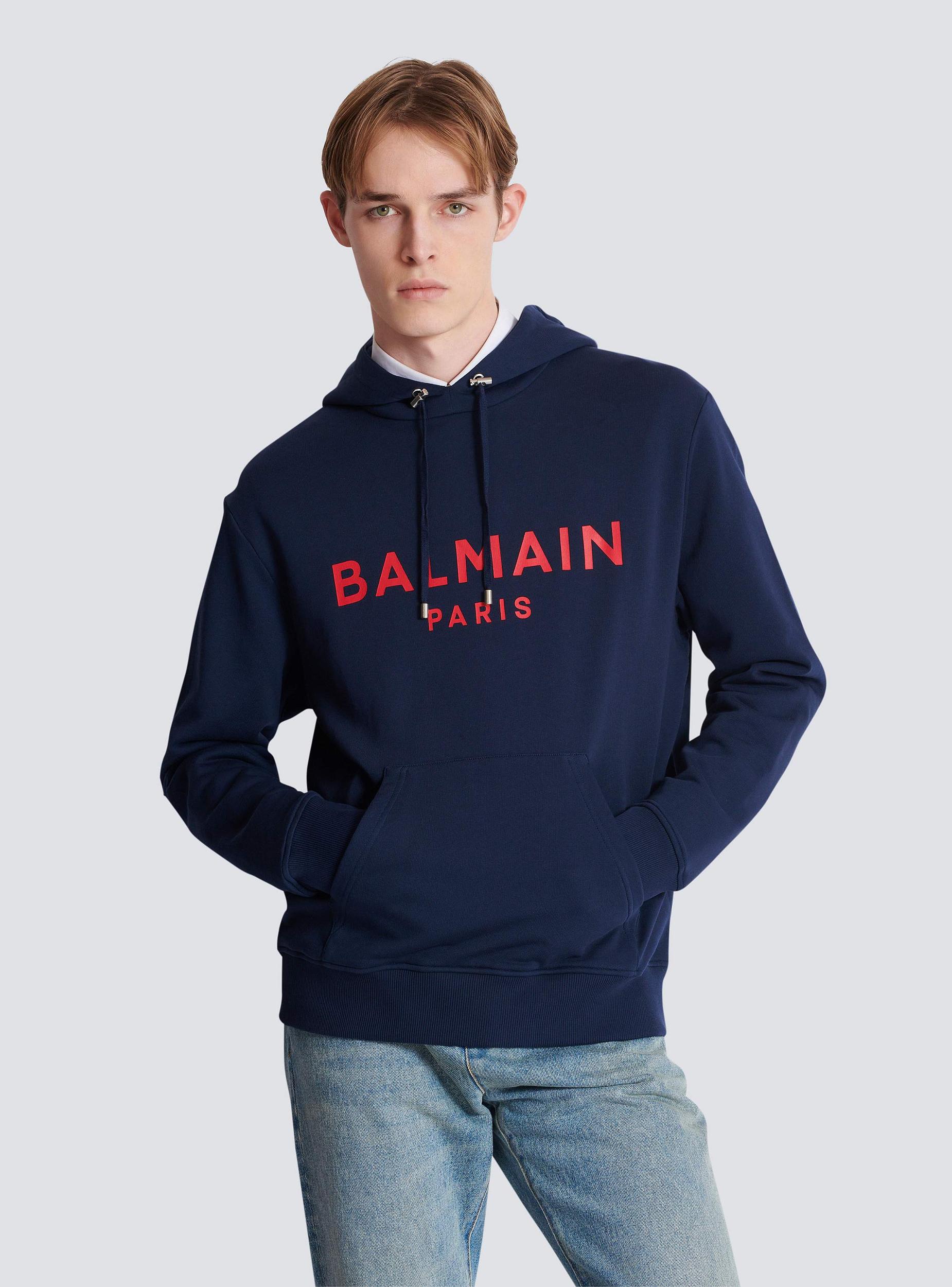 Printed Balmain Paris hoodie Product Image