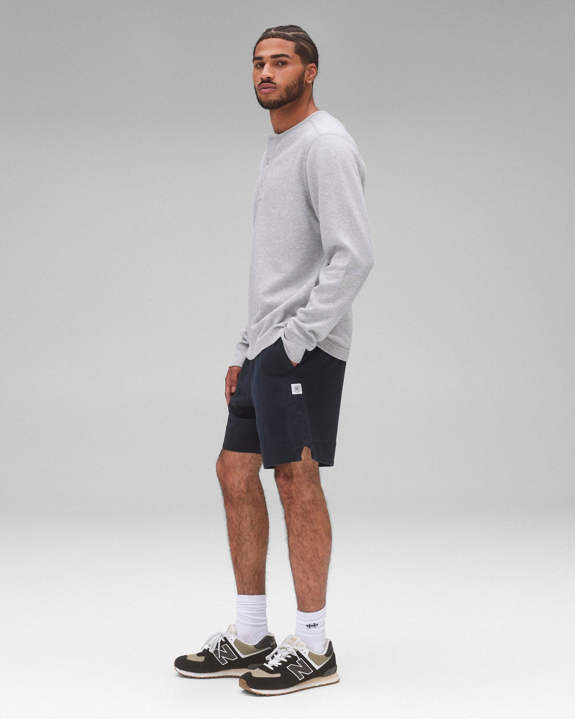 Lightweight Waffle Standard Henley Male Product Image