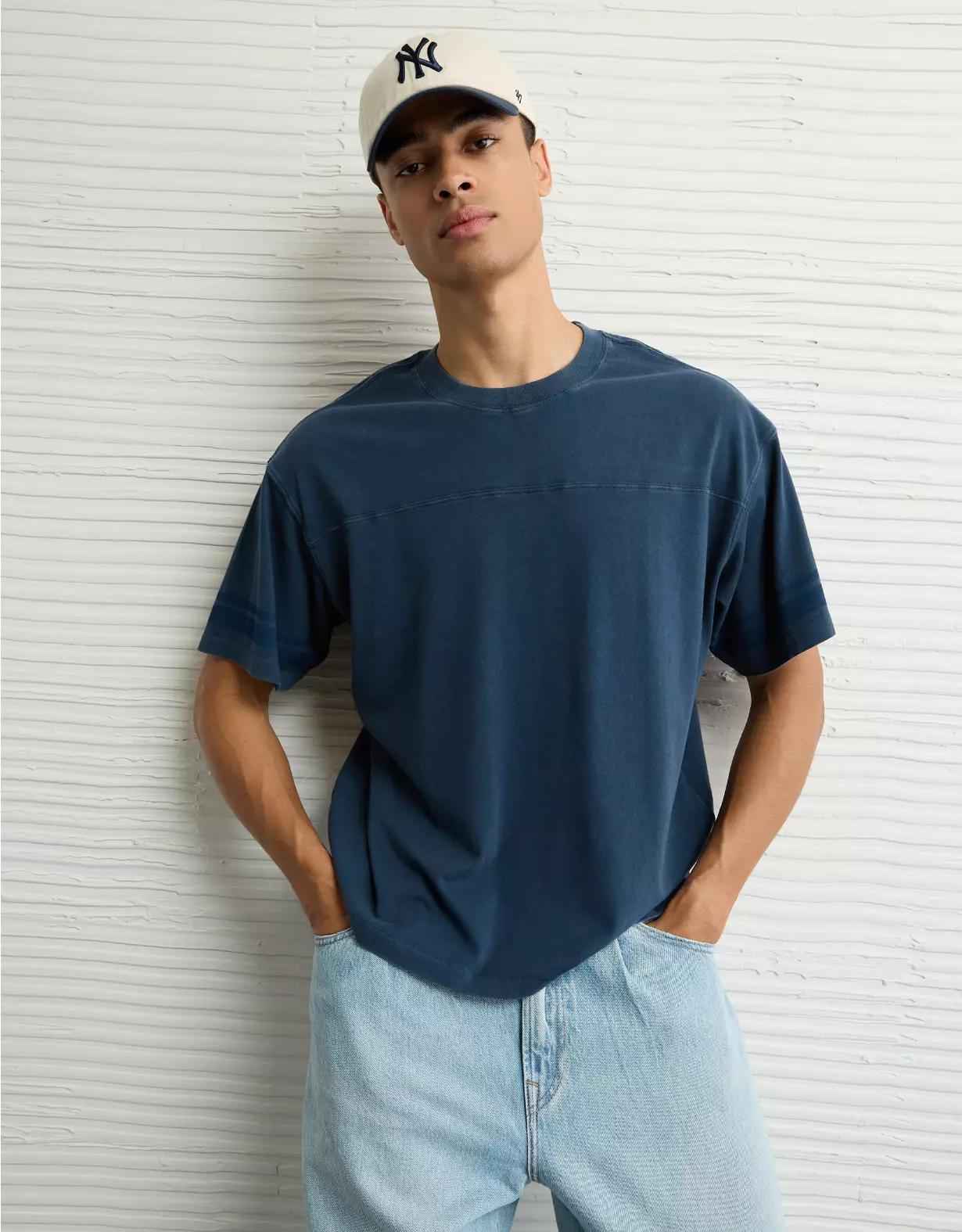 AE Boxy Sueded Football T-Shirt Product Image