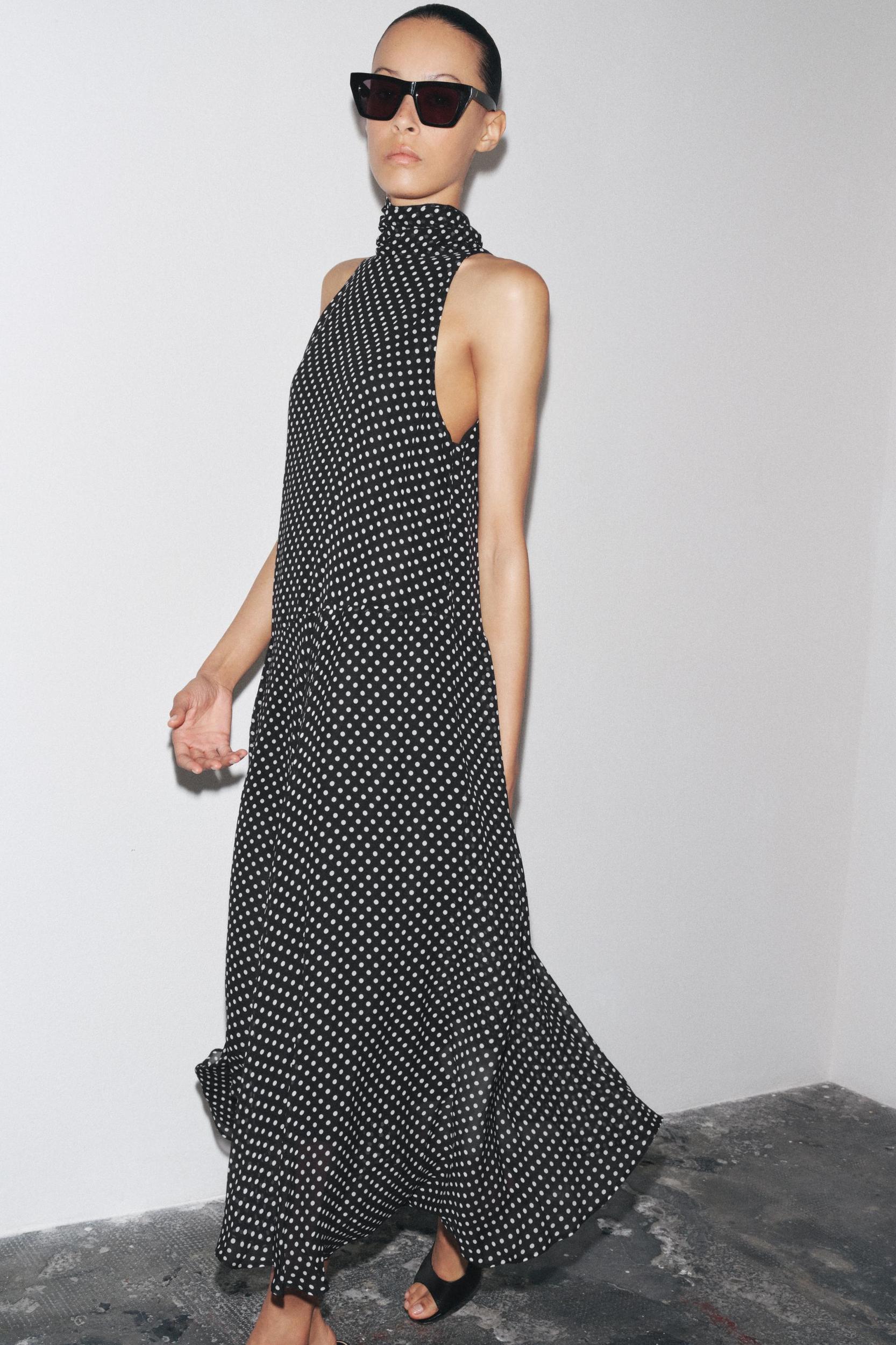 ZW COLLECTION HALTER POLKA DOT DRESS Product Image