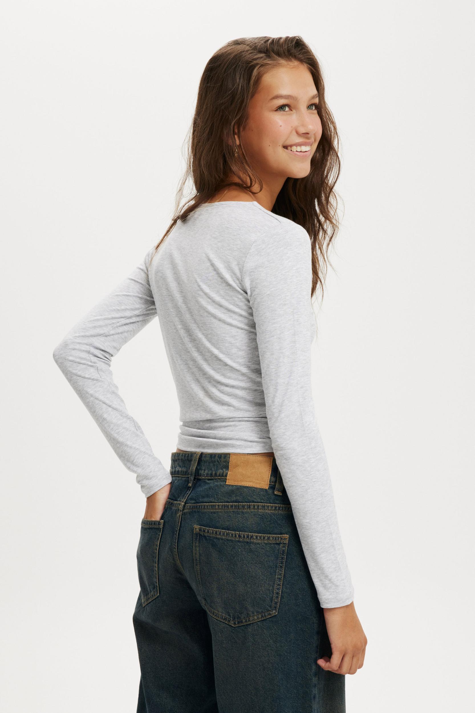 Sunday Scoop Neck Long Sleeve Product Image