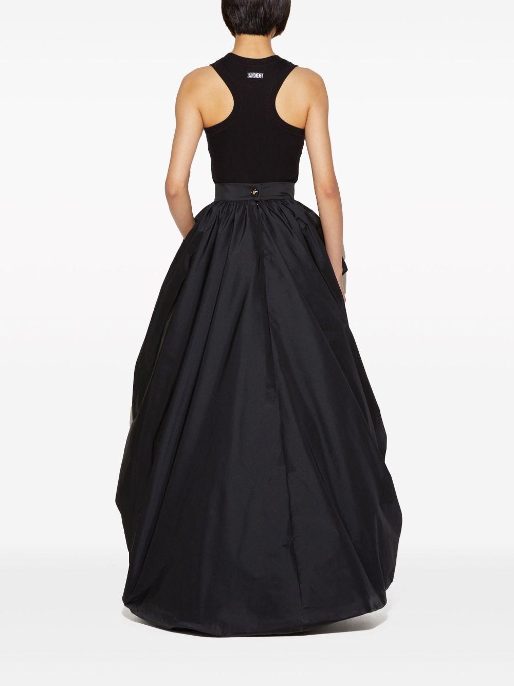 asymmetric taffeta full skirt Product Image
