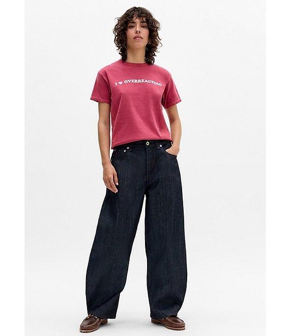 BDG Urban Outfitters I (Heart) Overreacting Short Sleeve T-Shirt Product Image