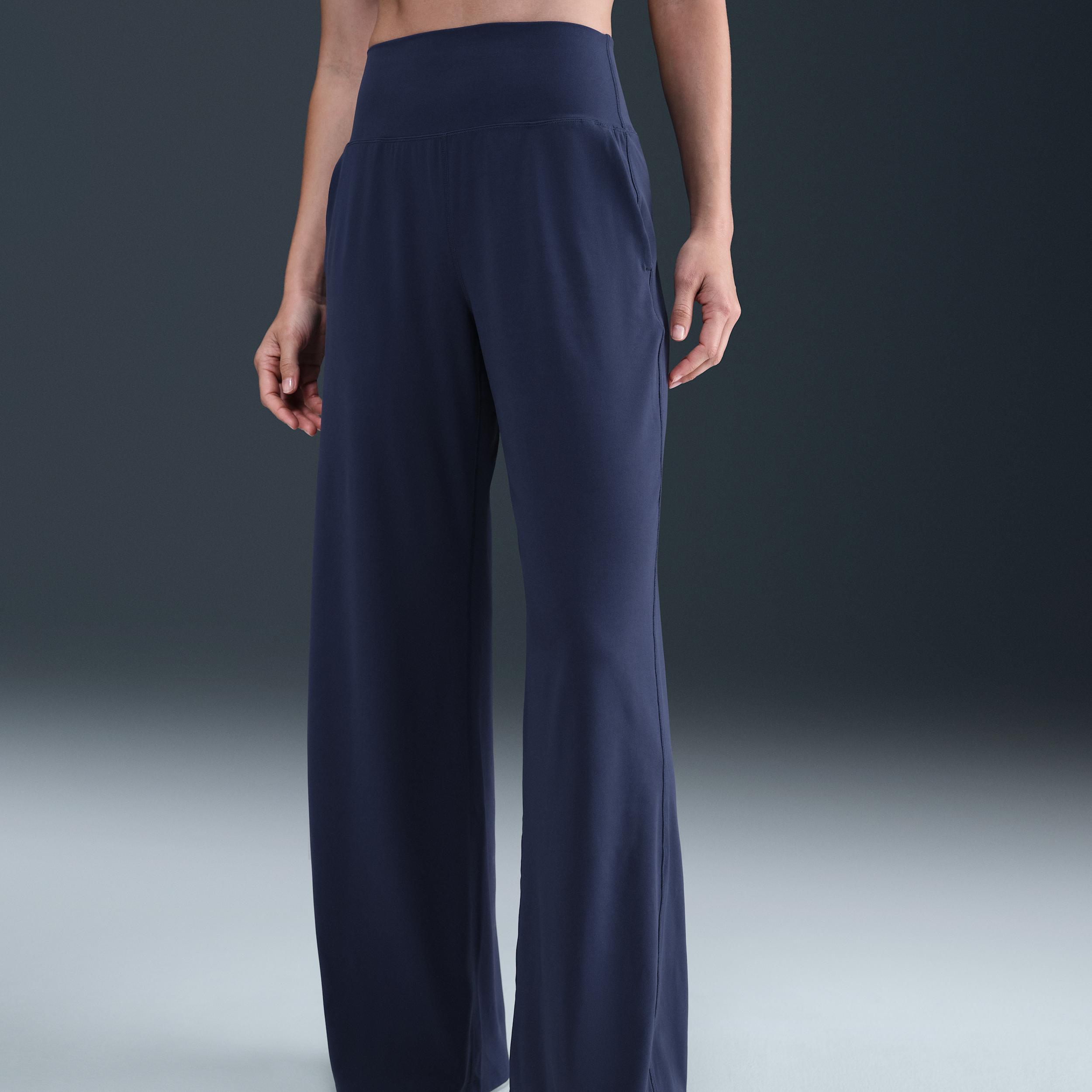Nike Womens Zenvy Dri-FIT High-Waisted Wide-Leg Pants | HJ5360-410 Product Image