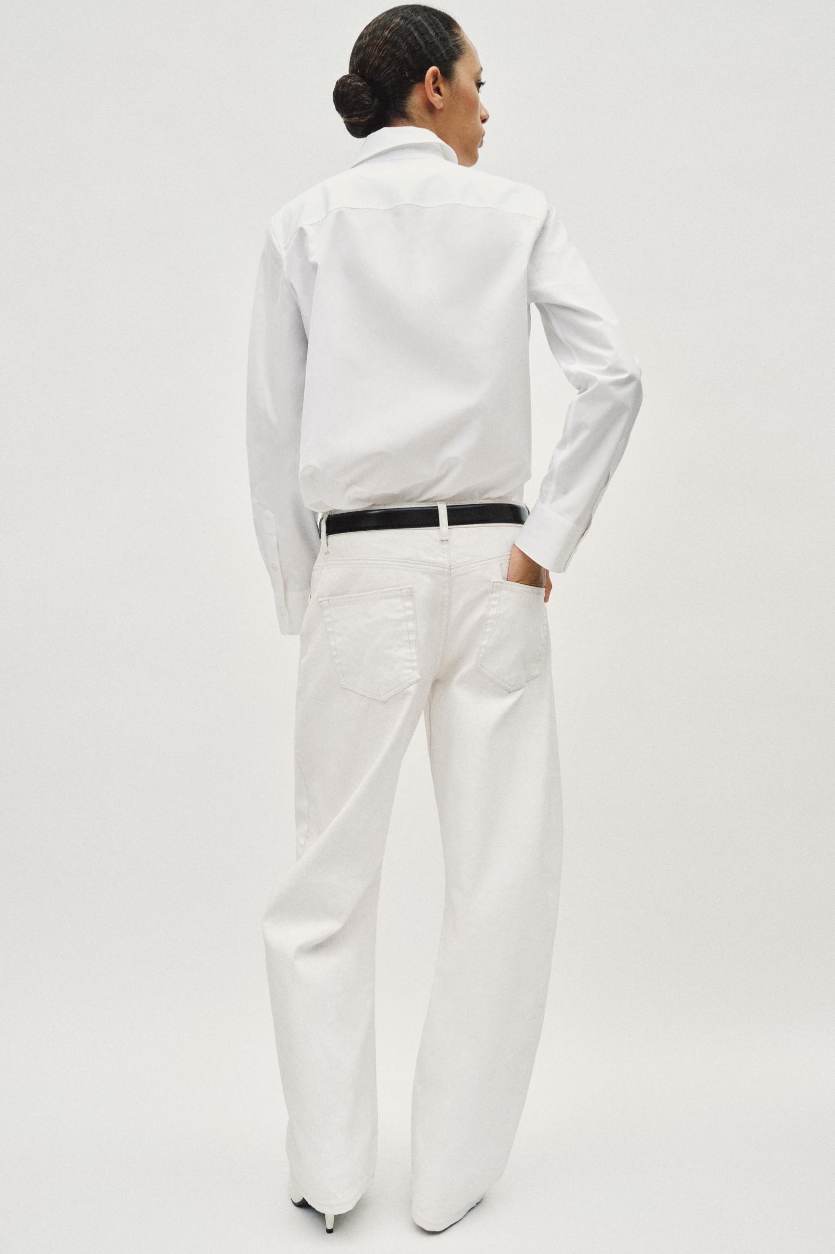 POPLIN SHIRT ZW COLLECTION Product Image