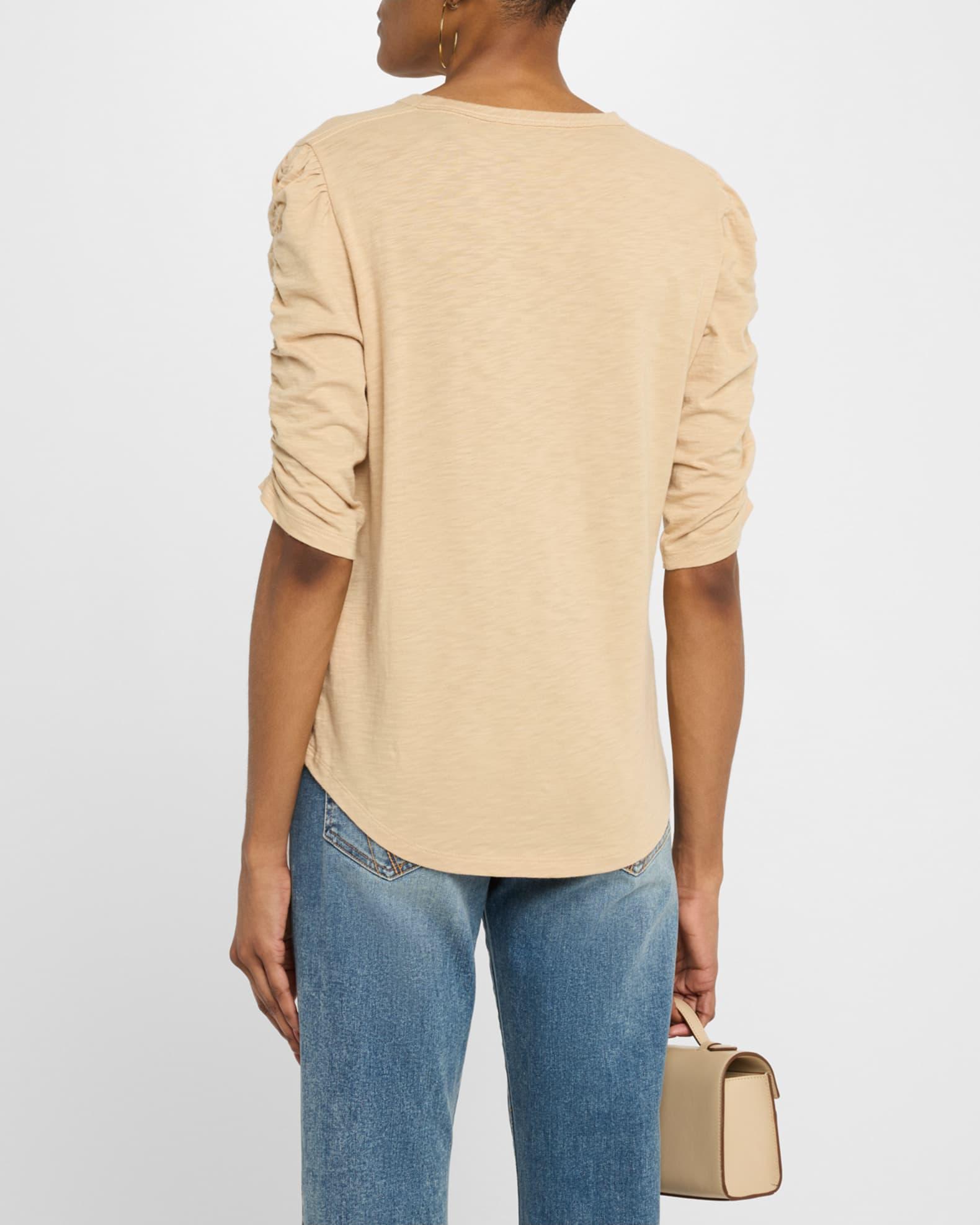 Waldorf Ruched-Sleeve Tee Product Image